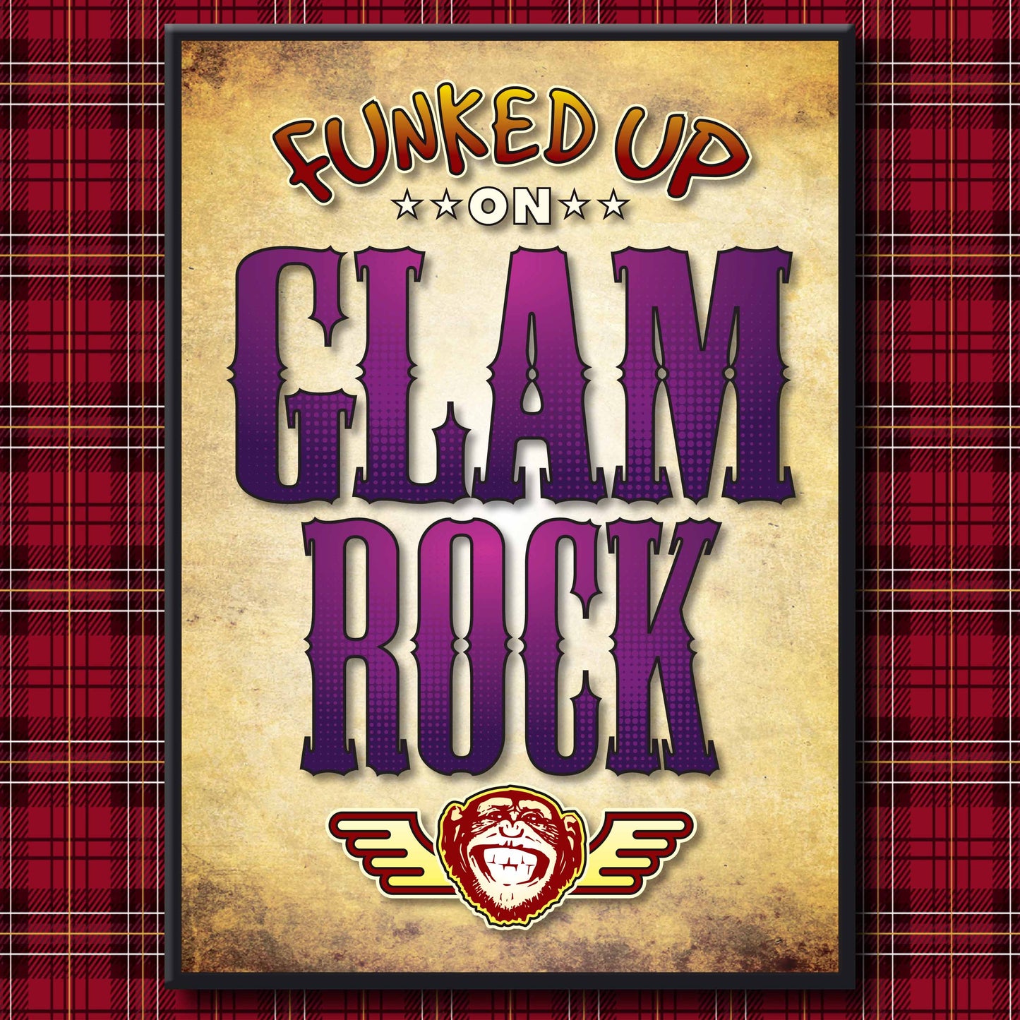 Glam Rock Art Print / Poster / Birthday Card / Greetings Card