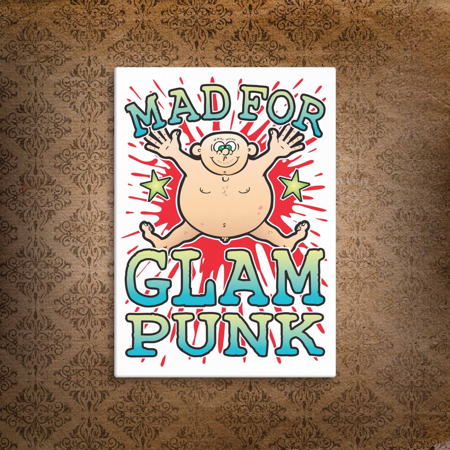 Glam Punk Canvas Print 51x71cm