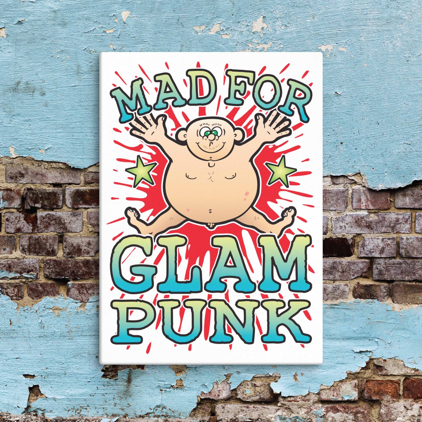 Glam Punk Canvas Print 51x71cm