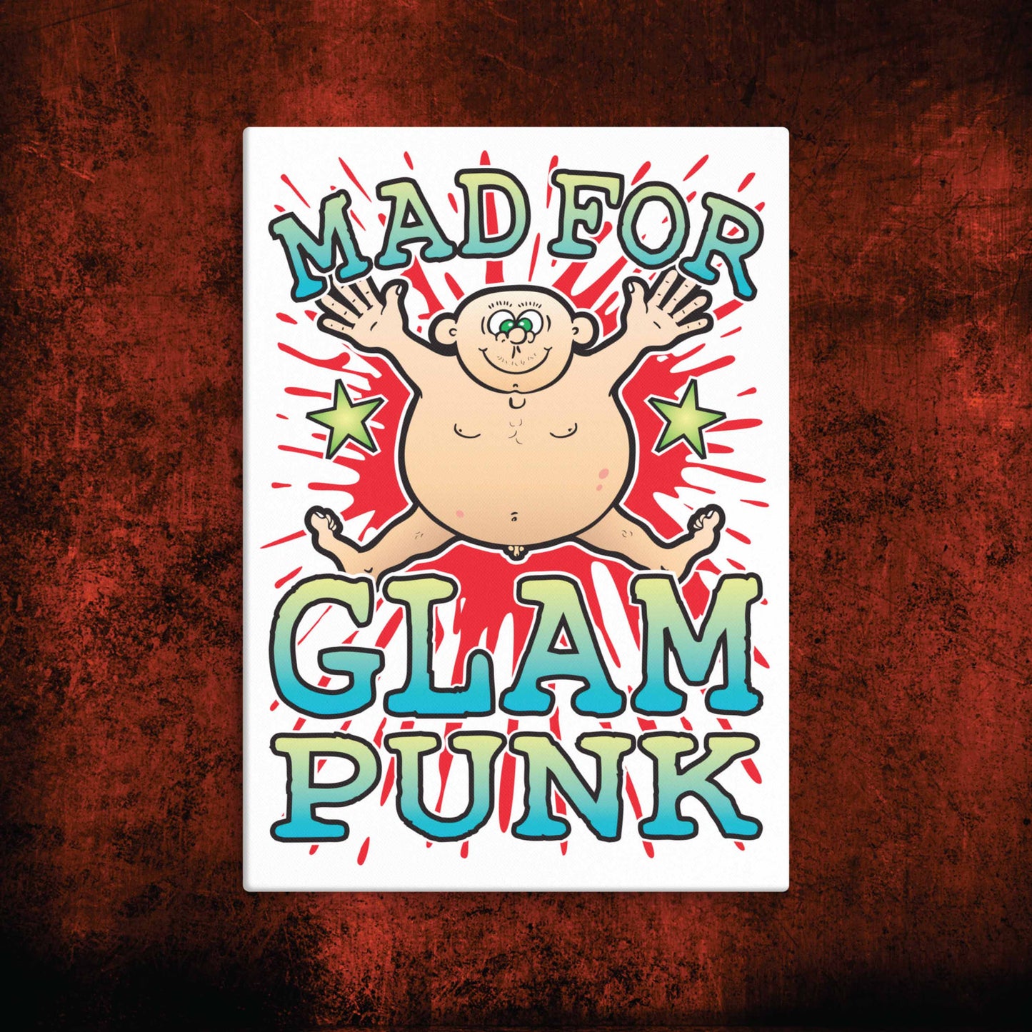 Glam Punk Canvas Print 30x40cm