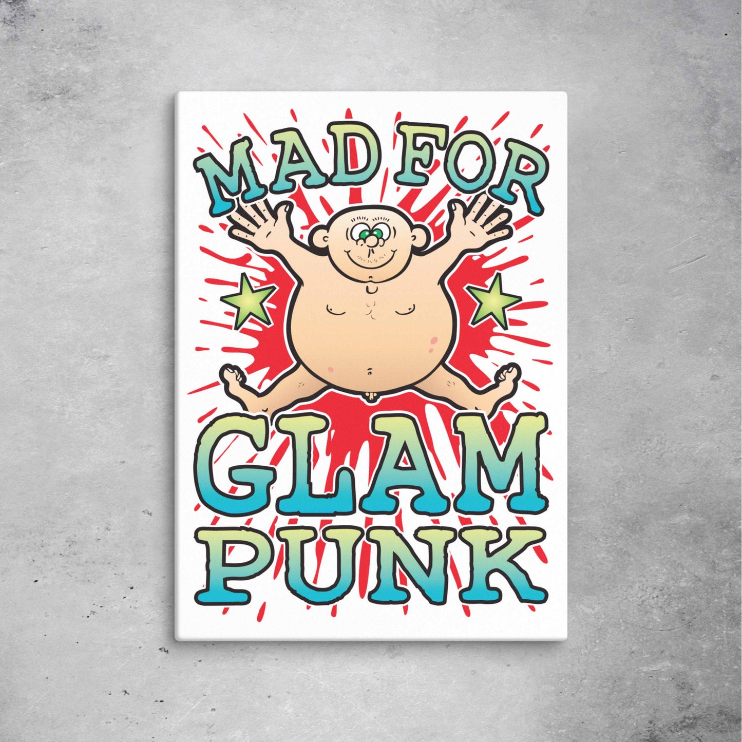 Glam Punk Canvas Print 51x71cm