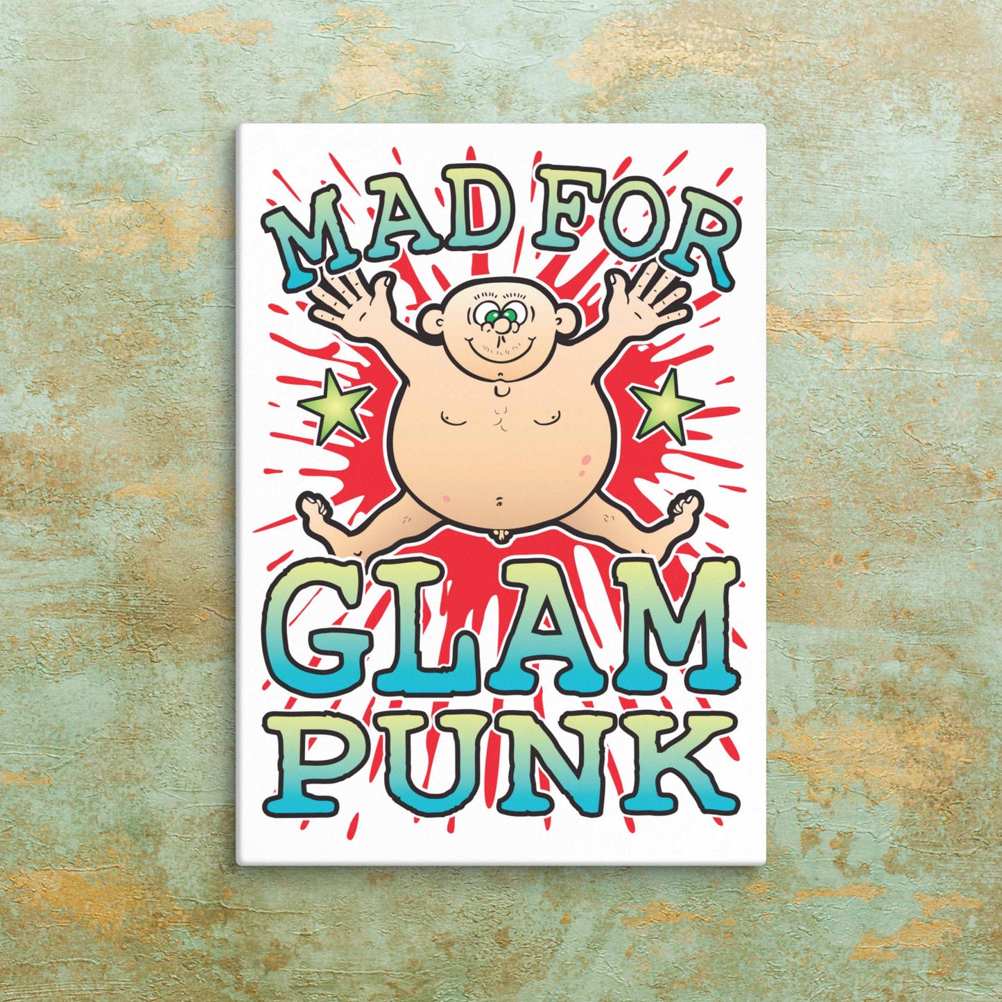 Glam Punk Canvas Print 51x71cm