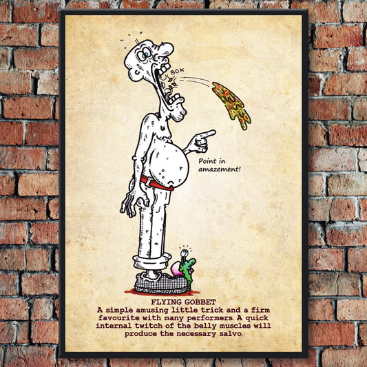 Flying Gobbet Art Print