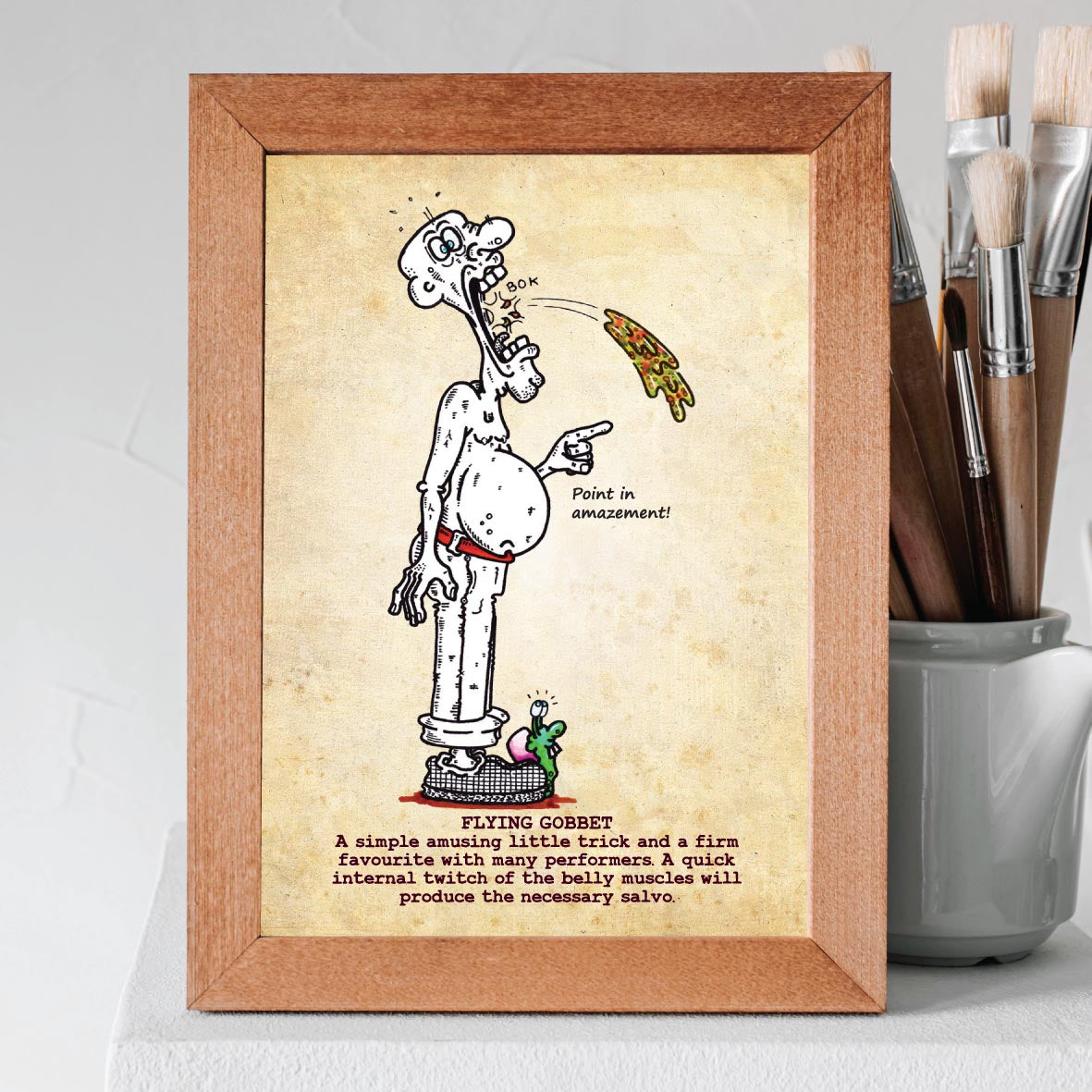 Flying Gobbet Art Print