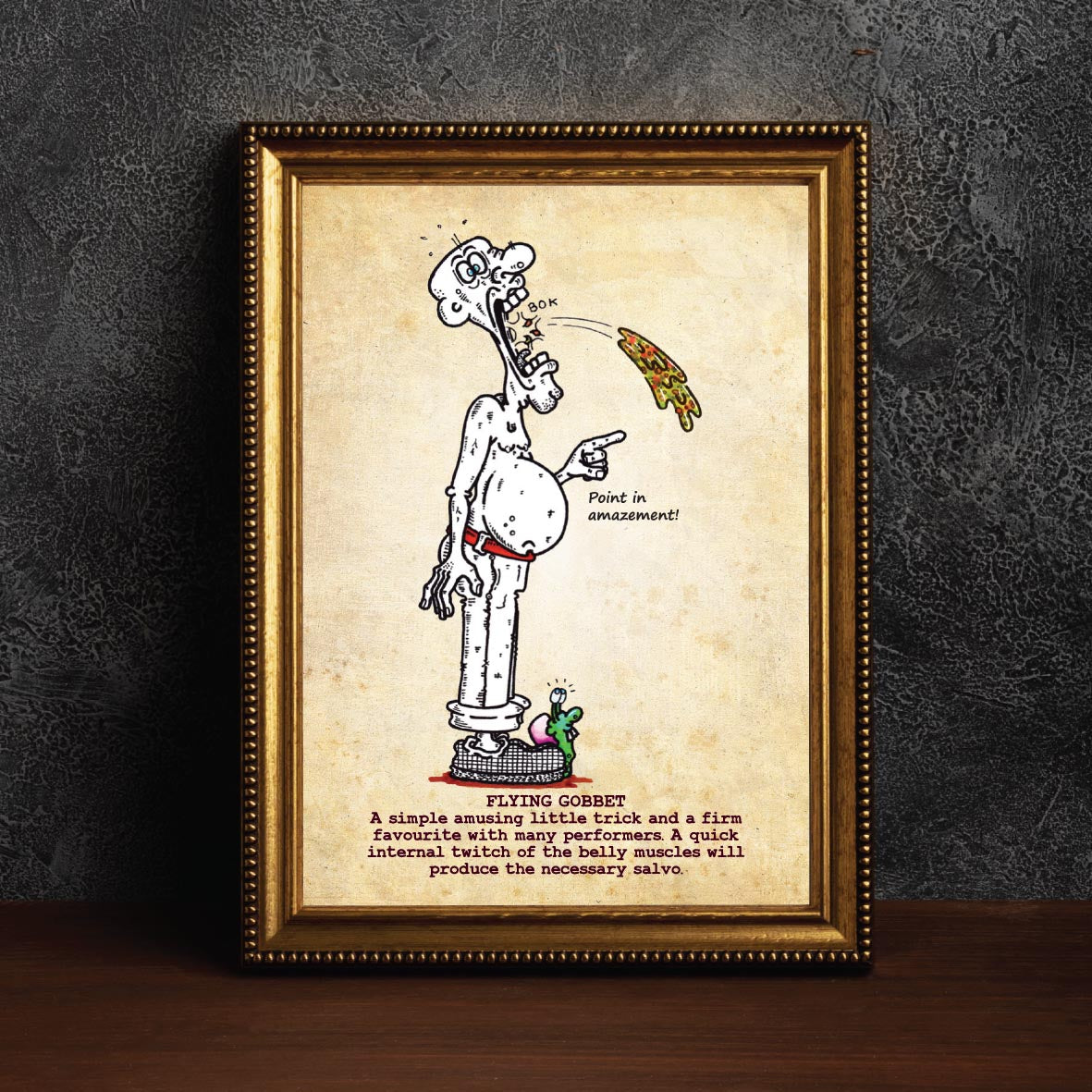 Flying Gobbet Art Print