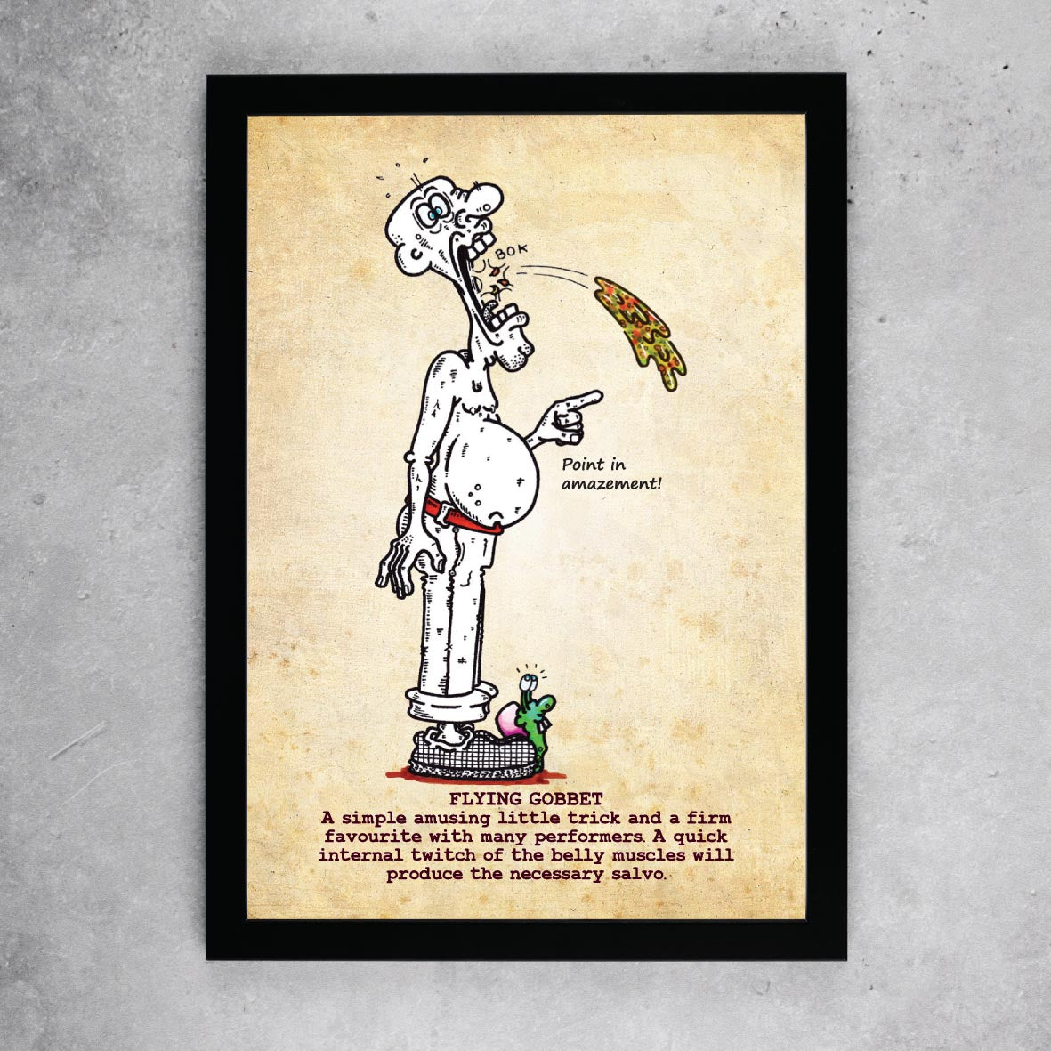 Flying Gobbet Art Print