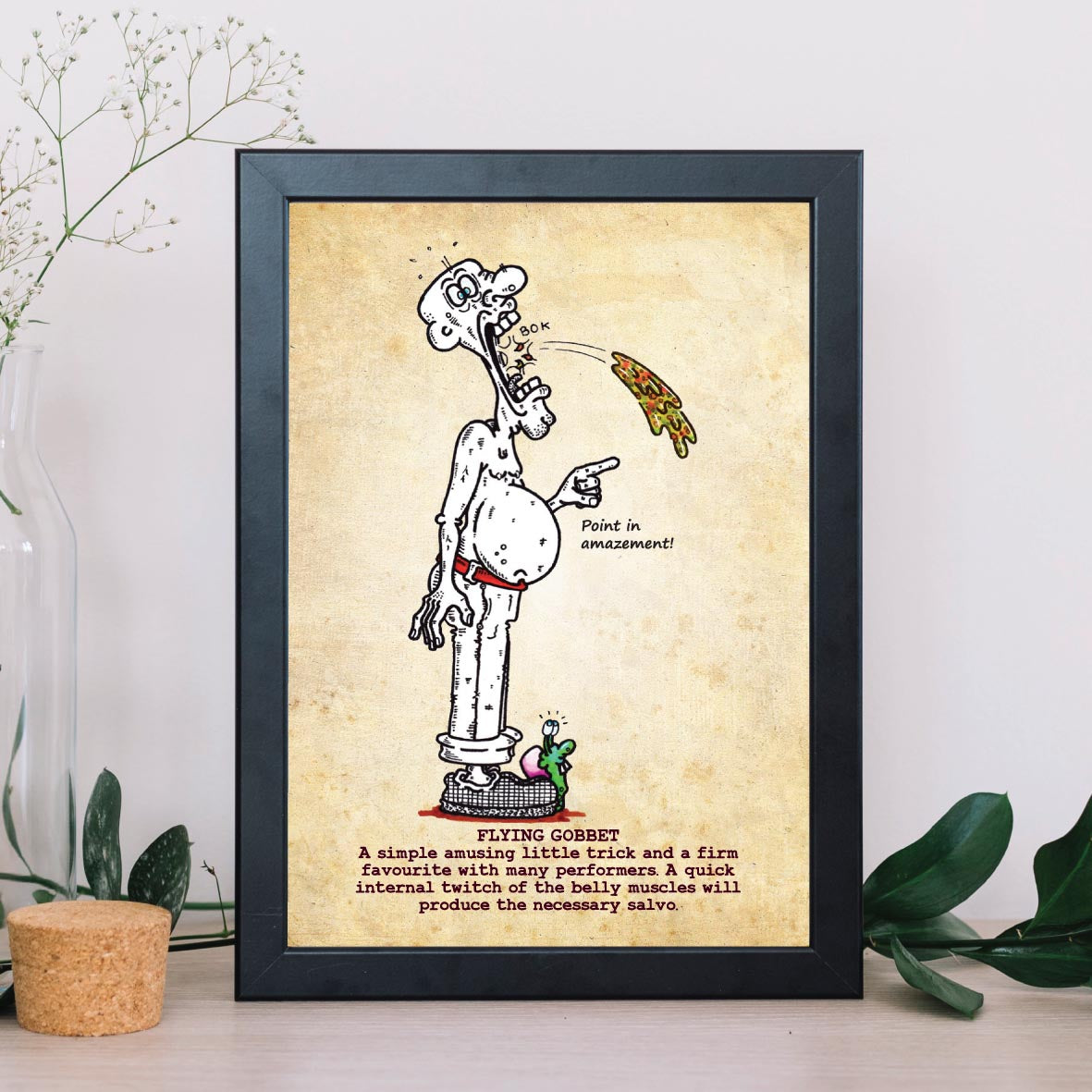 Flying Gobbet Art Print