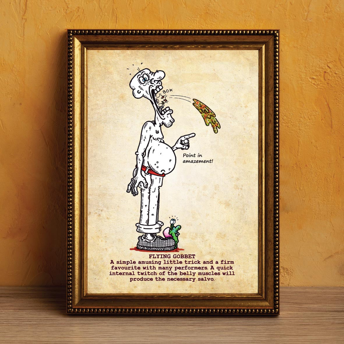 Flying Gobbet Art Print