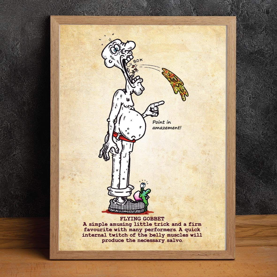 Flying Gobbet Art Print