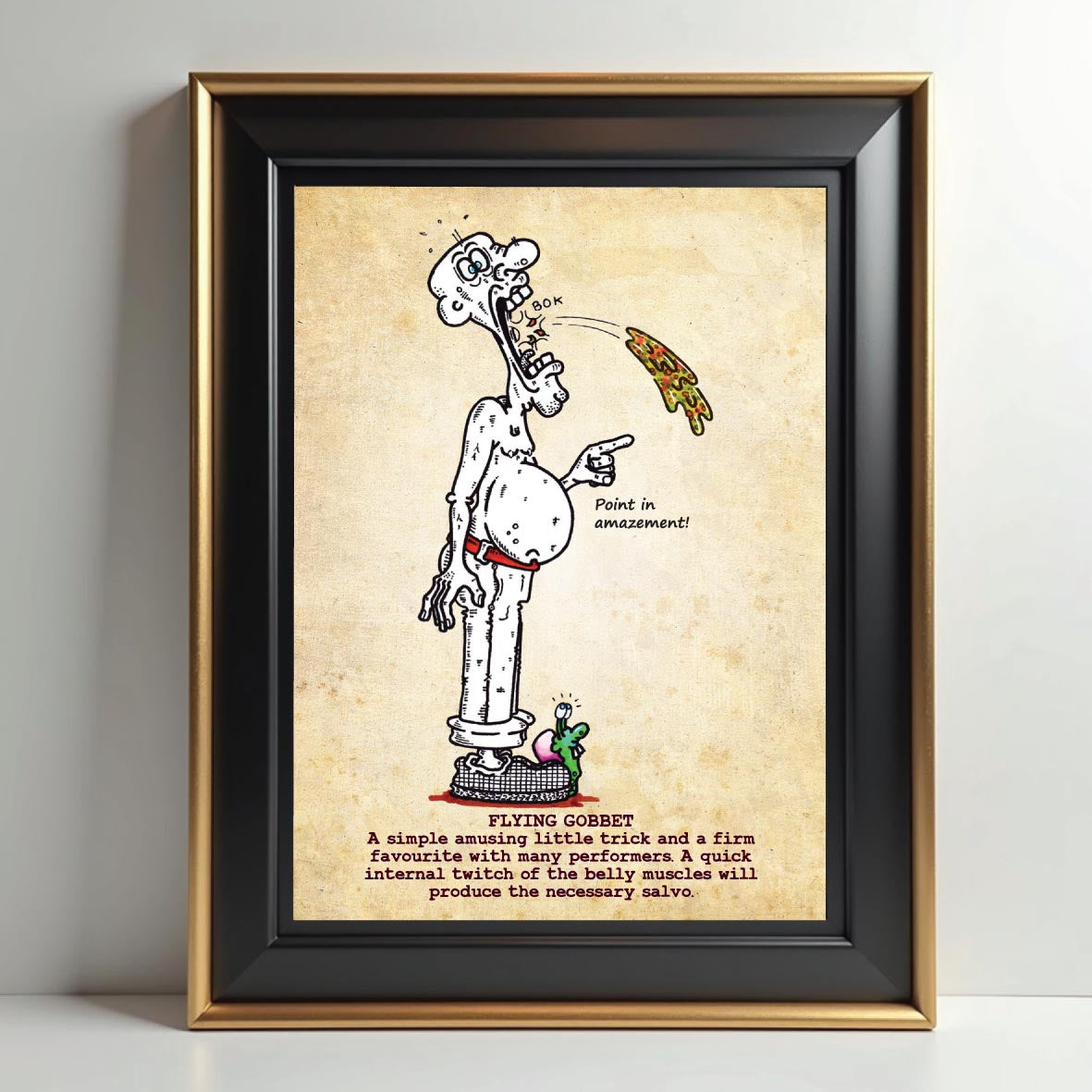 Flying Gobbet Art Print