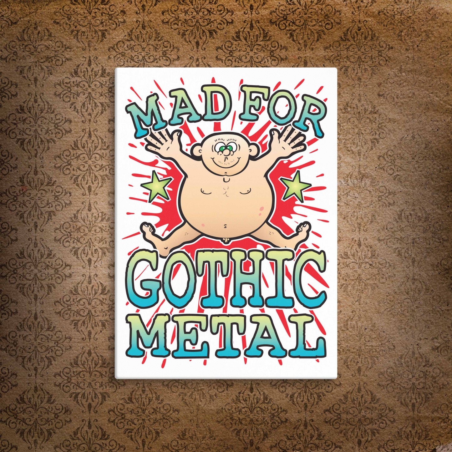 Gothic Metal Canvas Print 51x71cm