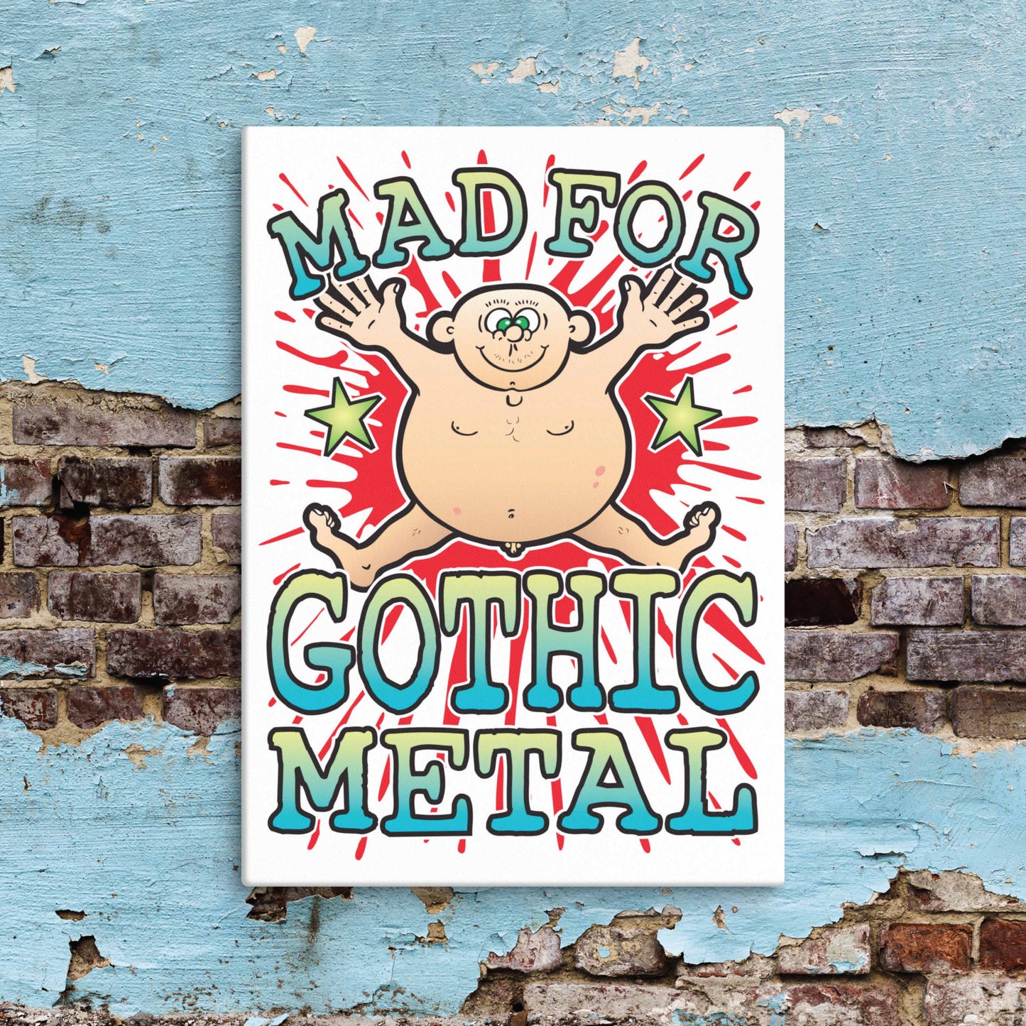 Gothic Metal Canvas Print 51x71cm