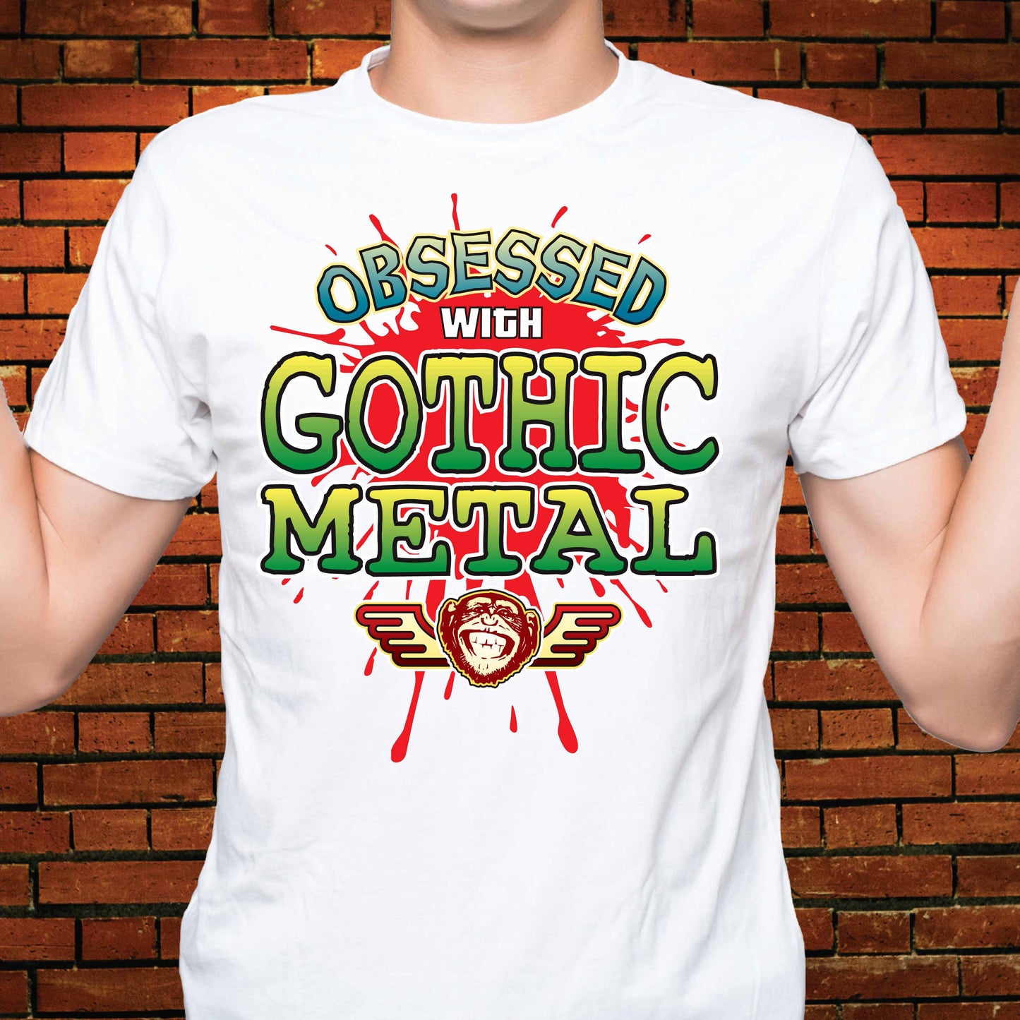 Gothic Metal Obsessed Cotton T-Shirt