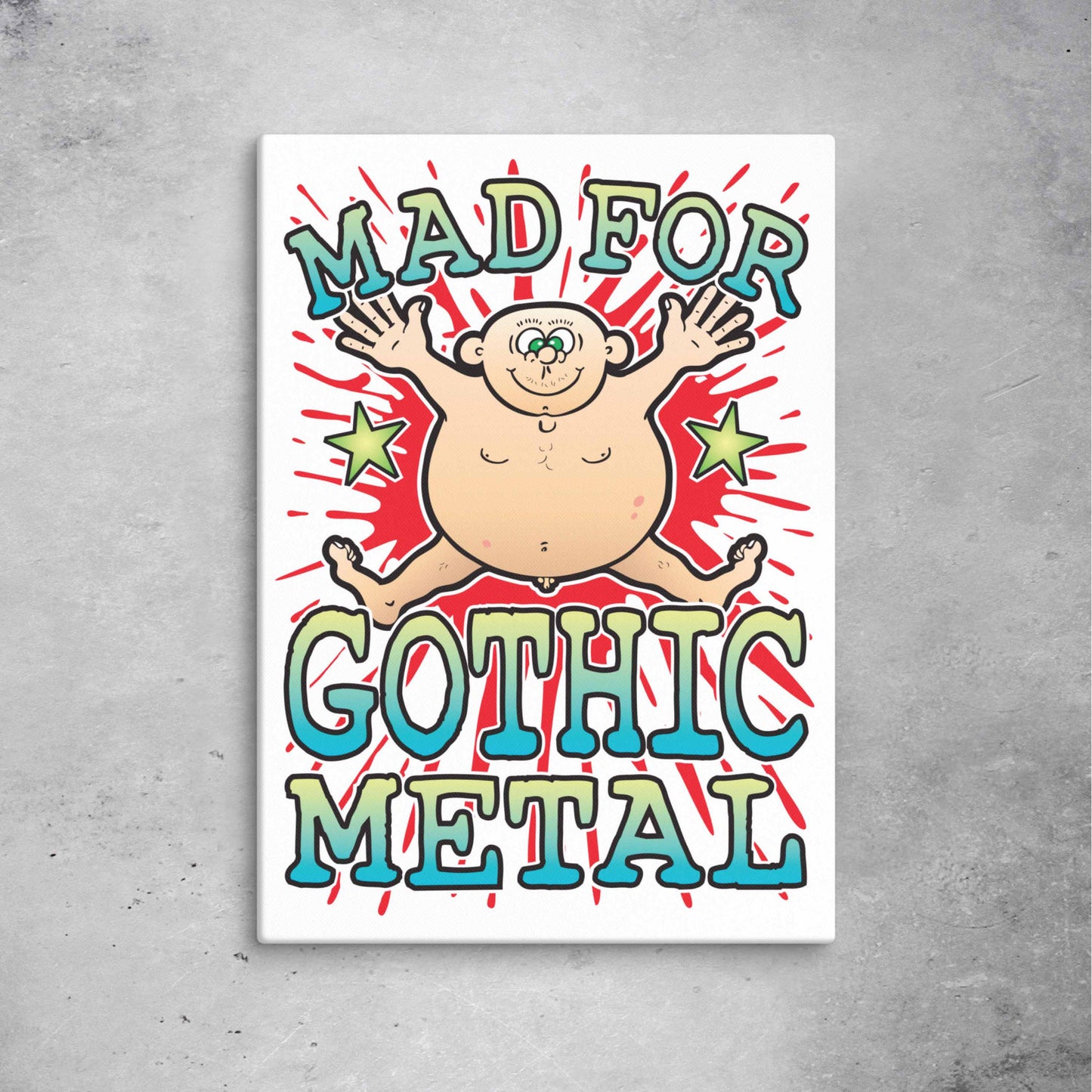 Gothic Metal Canvas Print 51x71cm