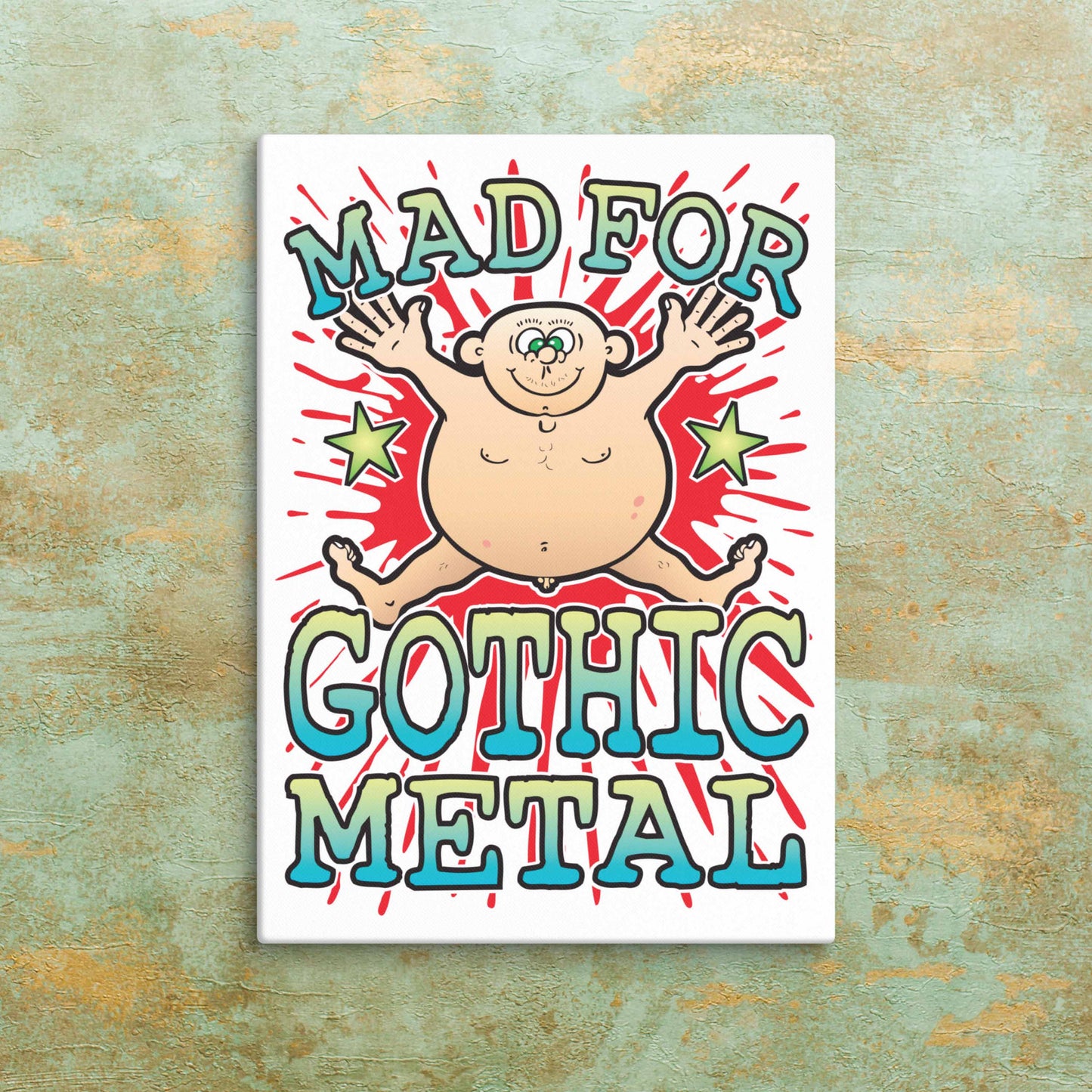 Gothic Metal Canvas Print 51x71cm