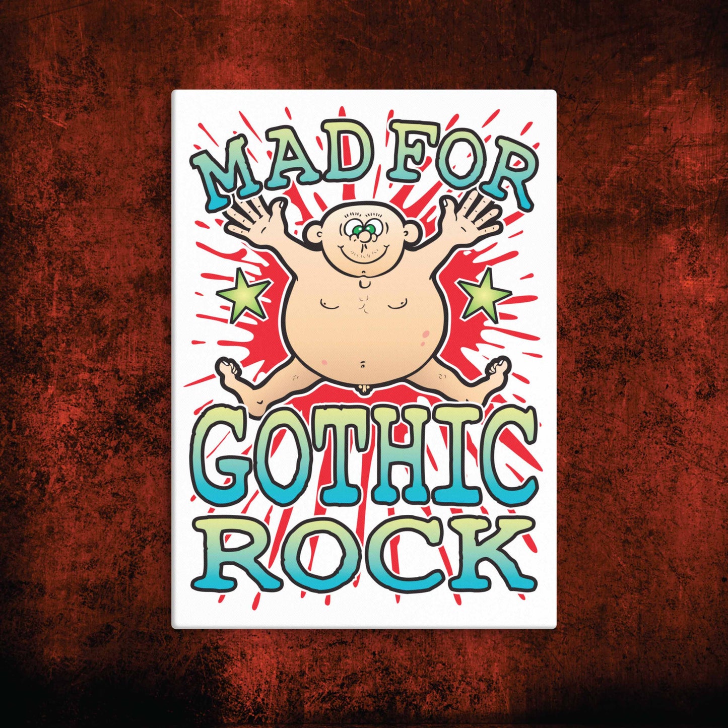 Gothic Rock Canvas Print 30x40cm