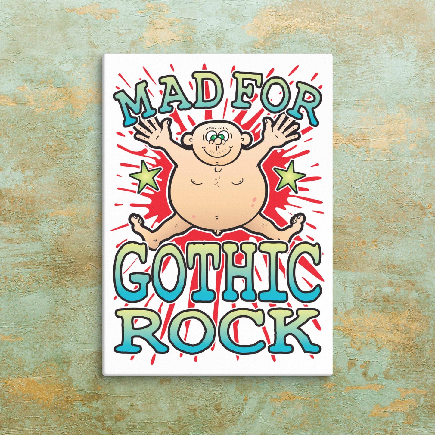 Gothic Rock Canvas Print 30x40cm