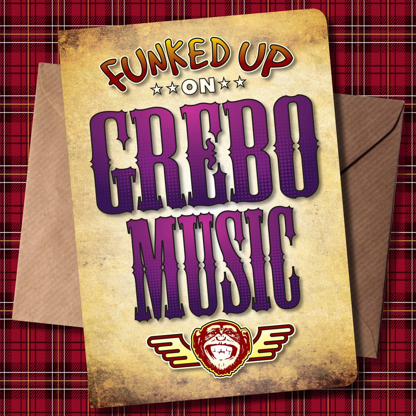 Grebo Music Art Print / Poster / Birthday Card / Greetings Card