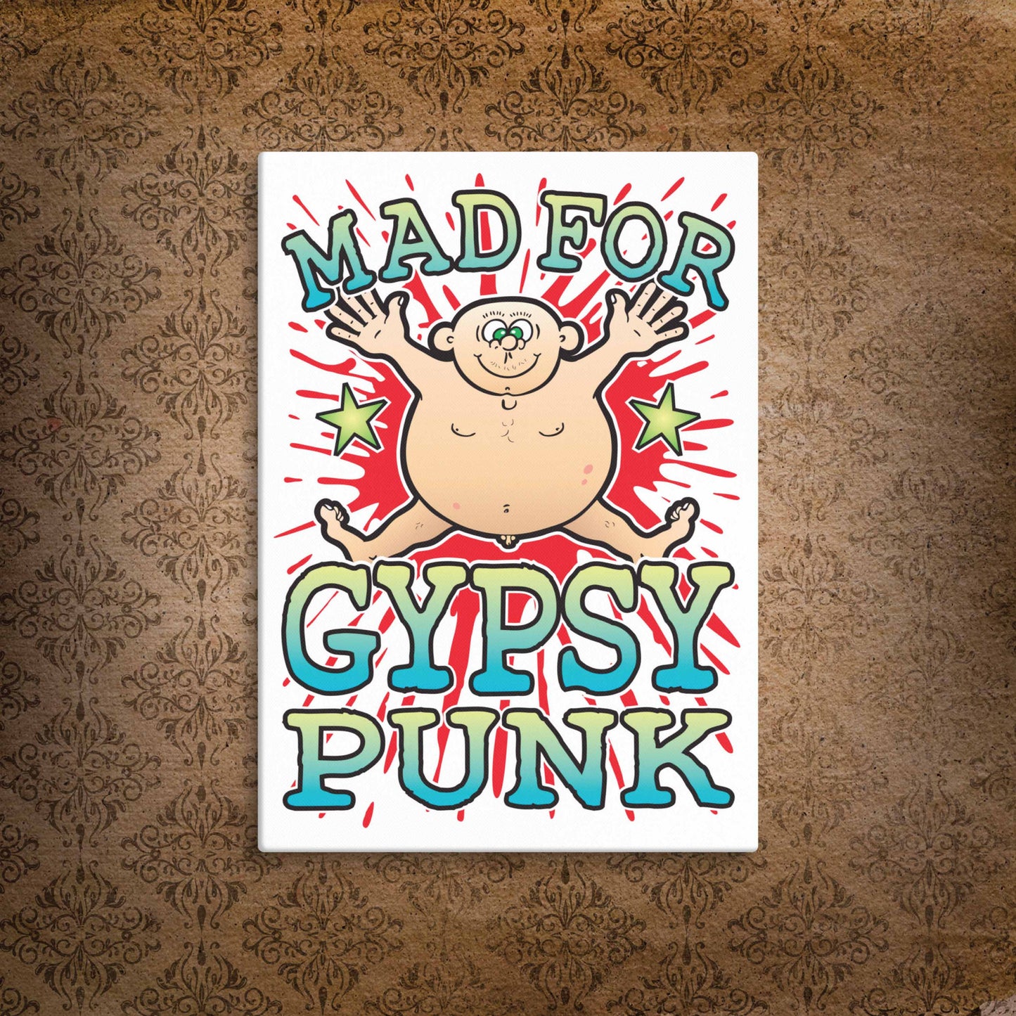Gypsy Punk Canvas Print 30x40cm