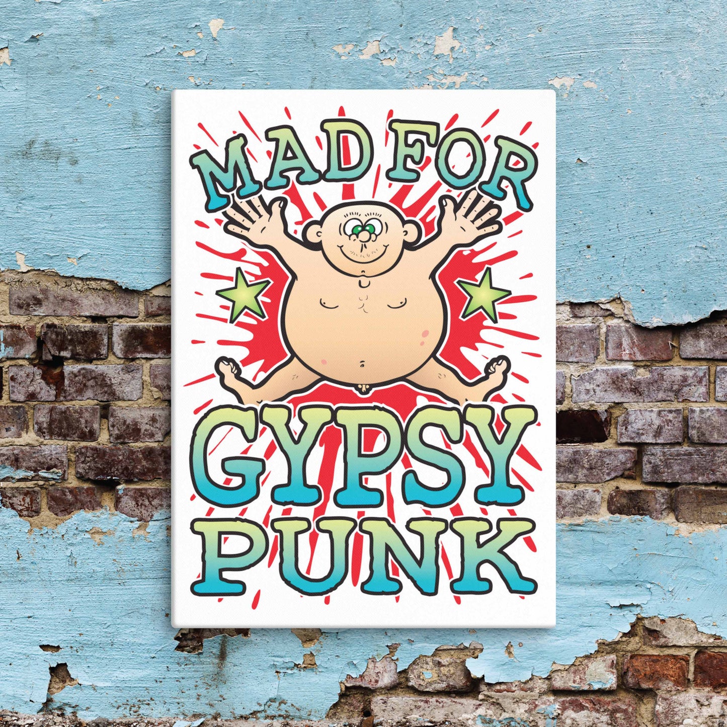 Gypsy Punk Canvas Print 30x40cm