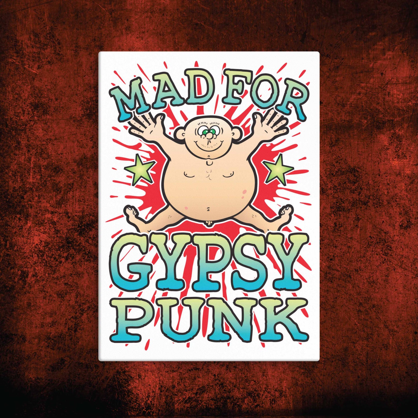 Gypsy Punk Canvas Print 30x40cm