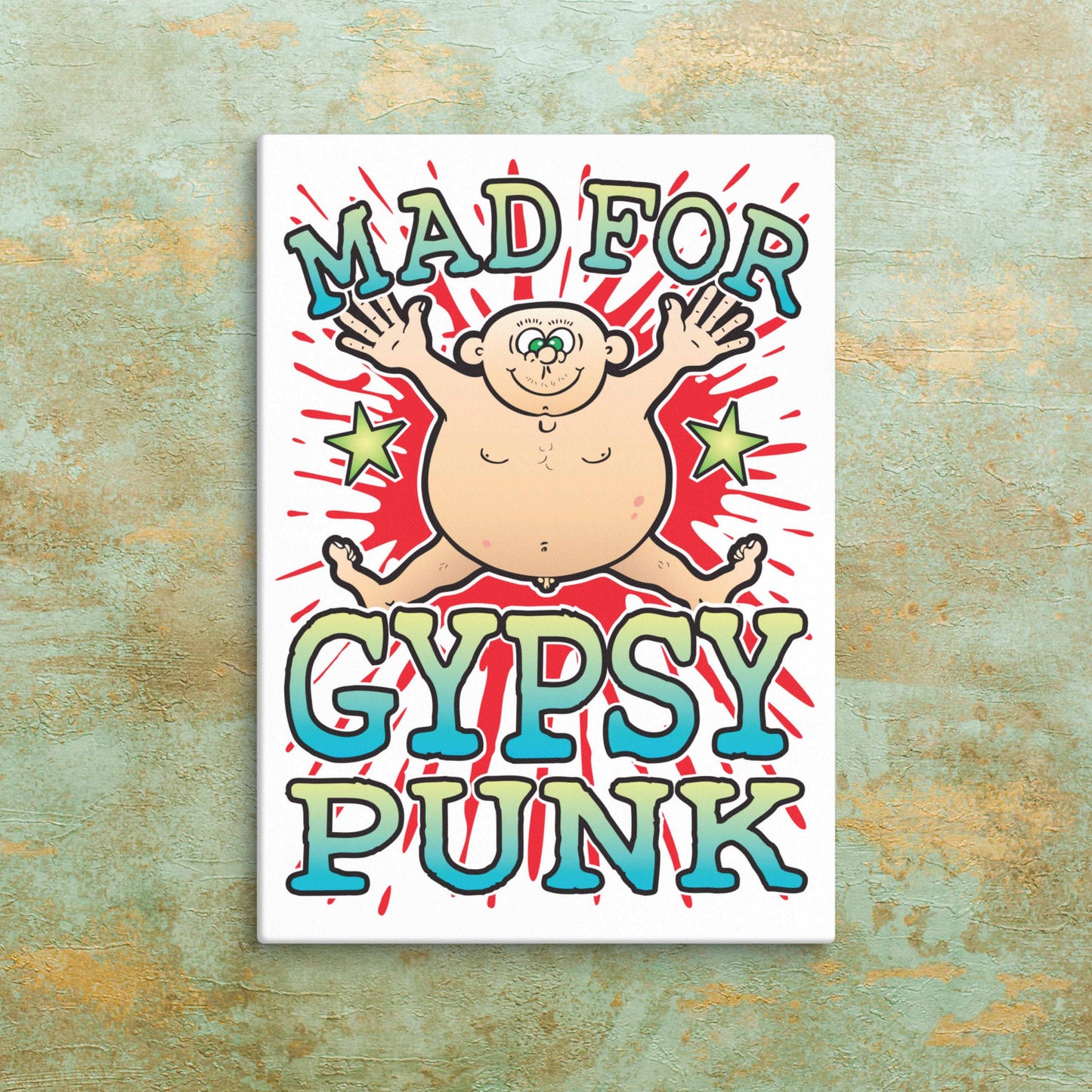 Gypsy Punk Canvas Print 30x40cm