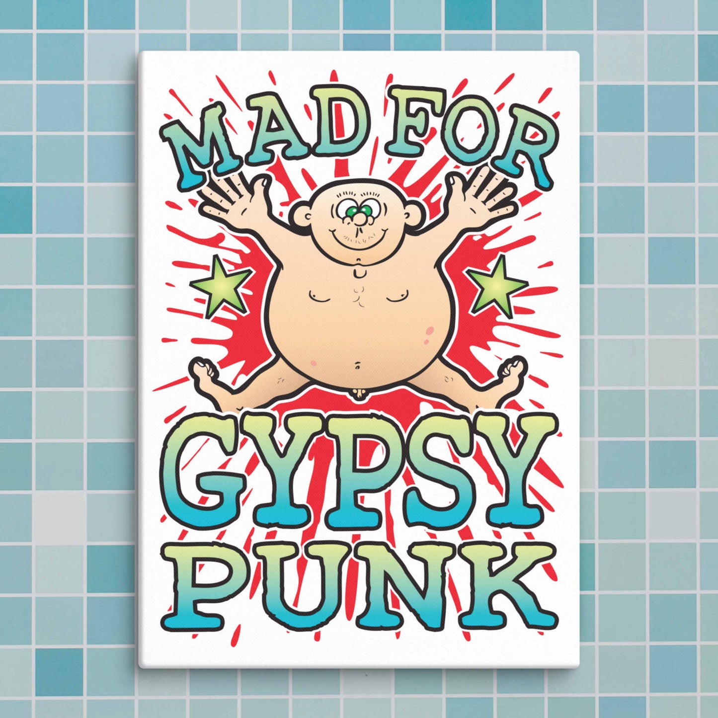 Gypsy Punk Canvas Print 30x40cm