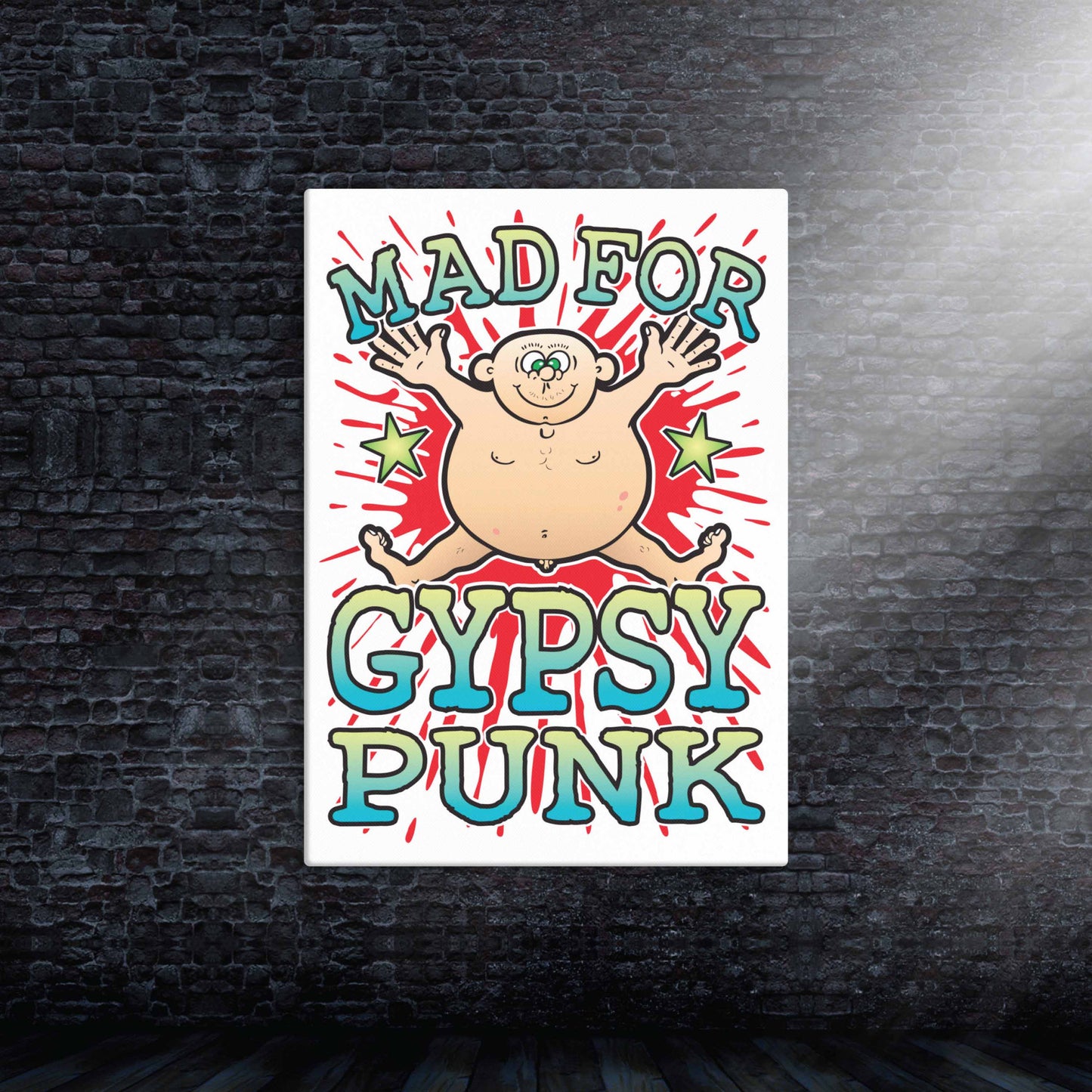 Gypsy Punk Canvas Print 30x40cm