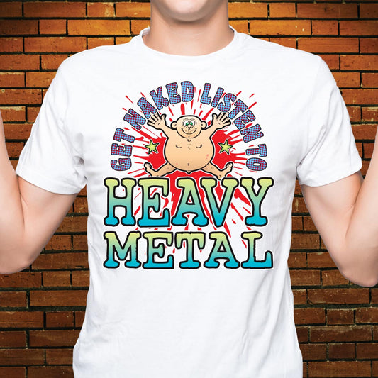 Heavy Metal Funny Slogan Cotton T-Shirt