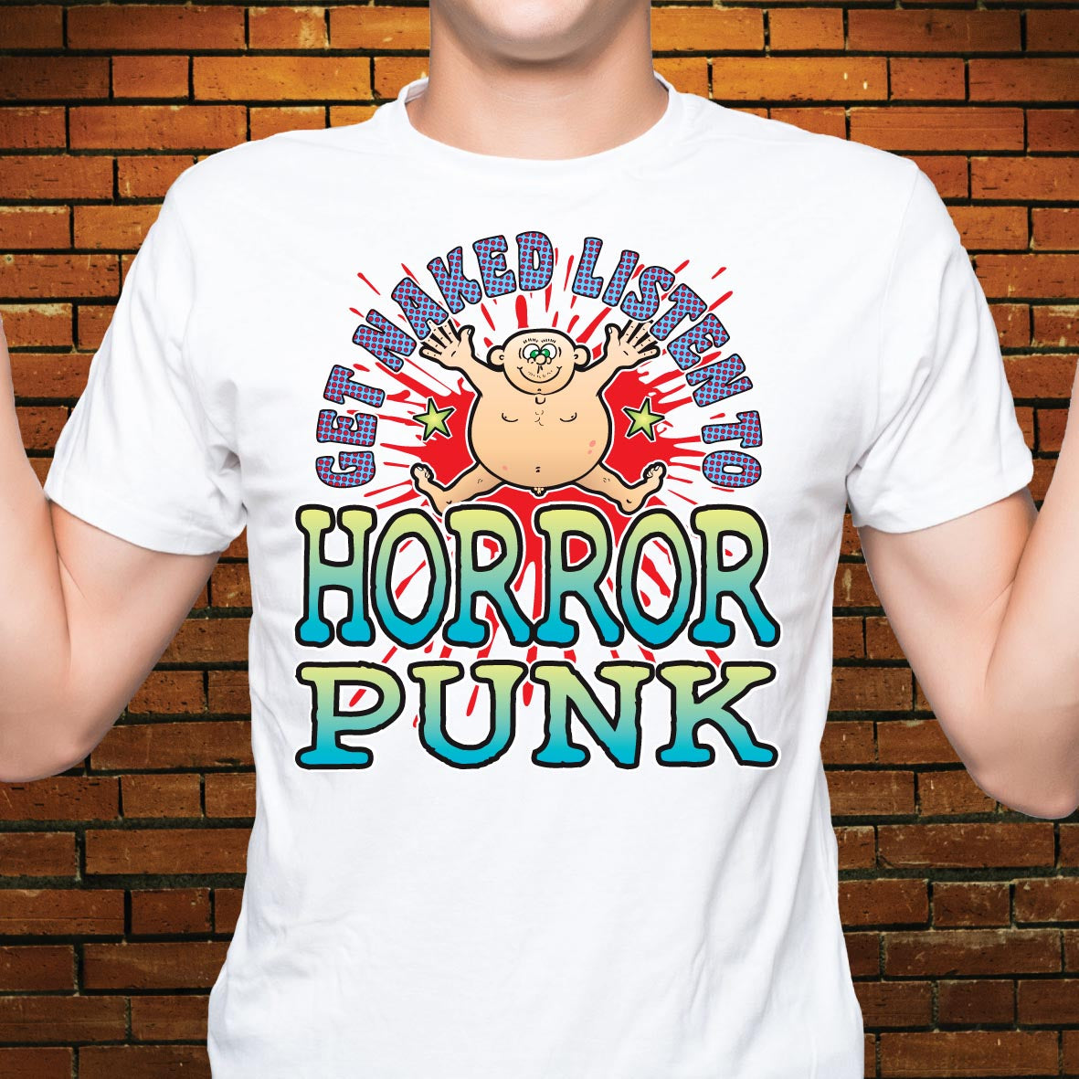 Horror Punk Funny Slogan Cotton T-Shirt