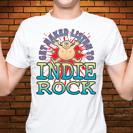 Indie Rock Funny Slogan Cotton T-Shirt