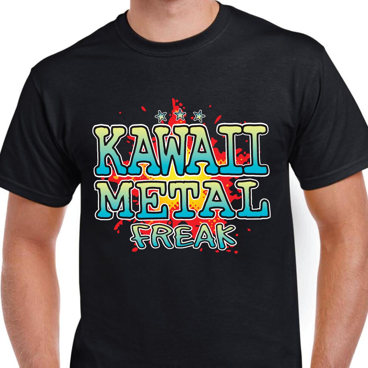 Kawaii Metal Cotton T-Shirt