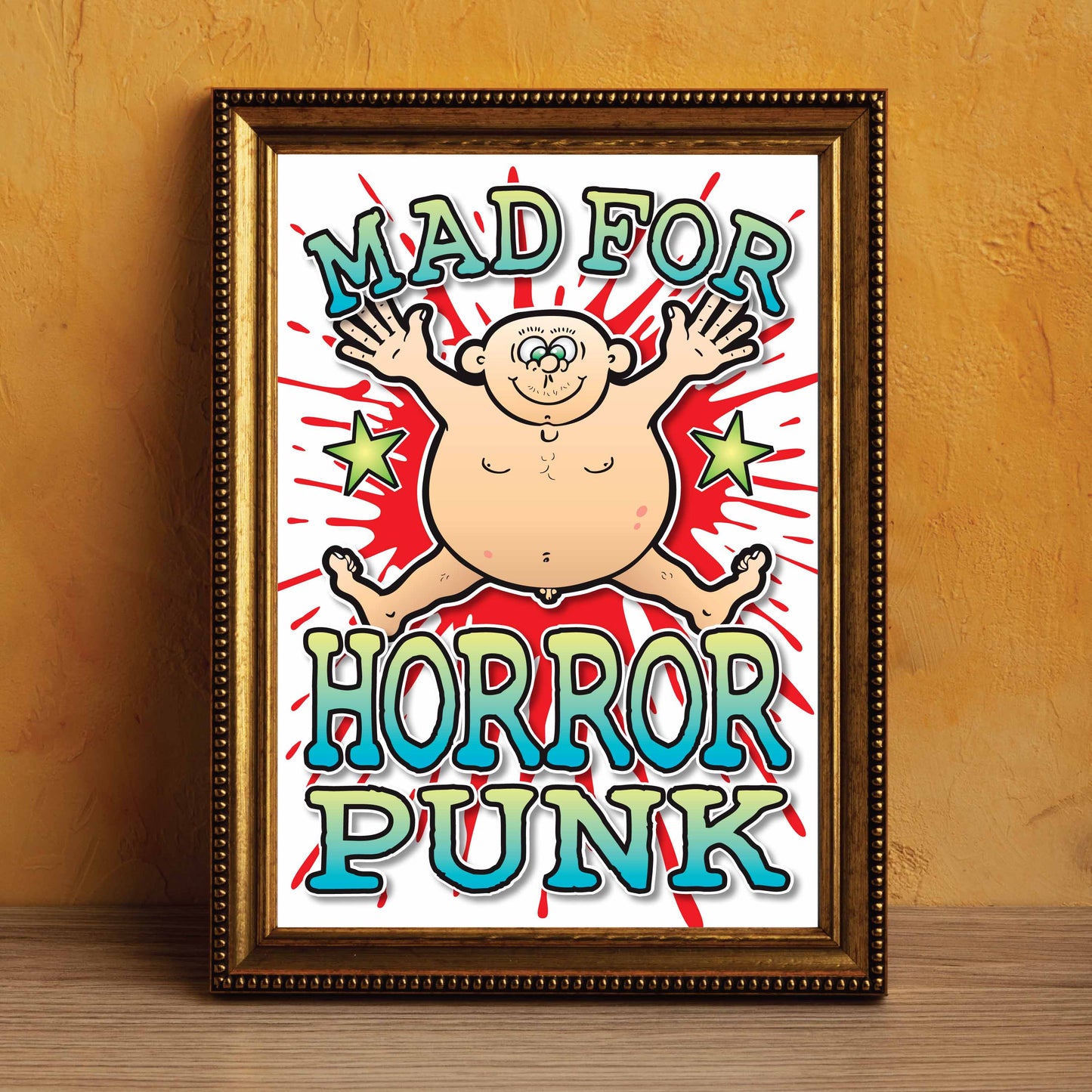 Horror Punk Art Print / Mad For Music Poster / Wall Décor
