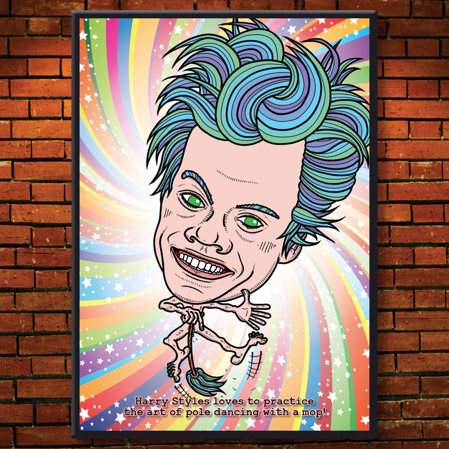 Harry Styles Pop Plop Art Print