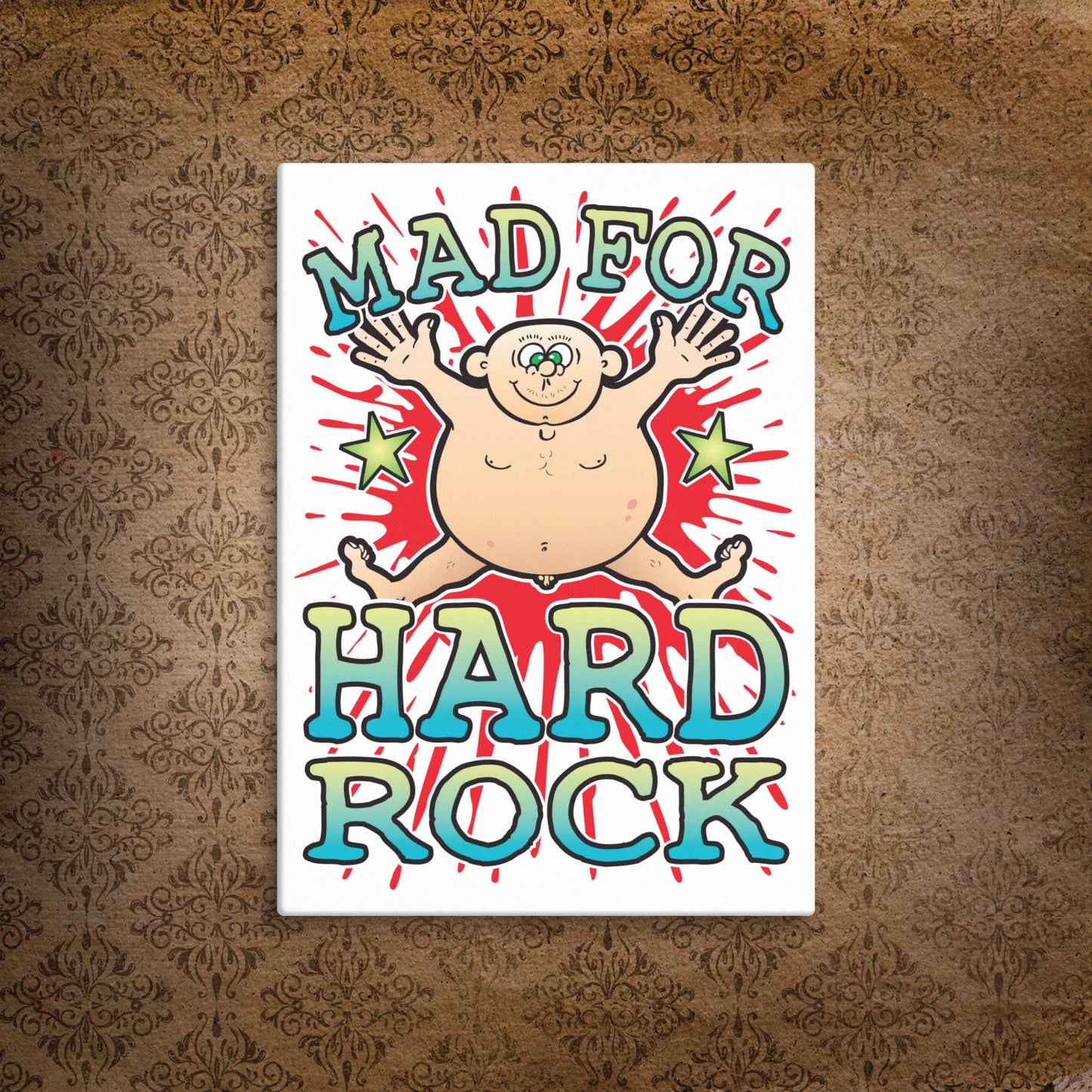 Hard Rock Canvas Print 30x40cm