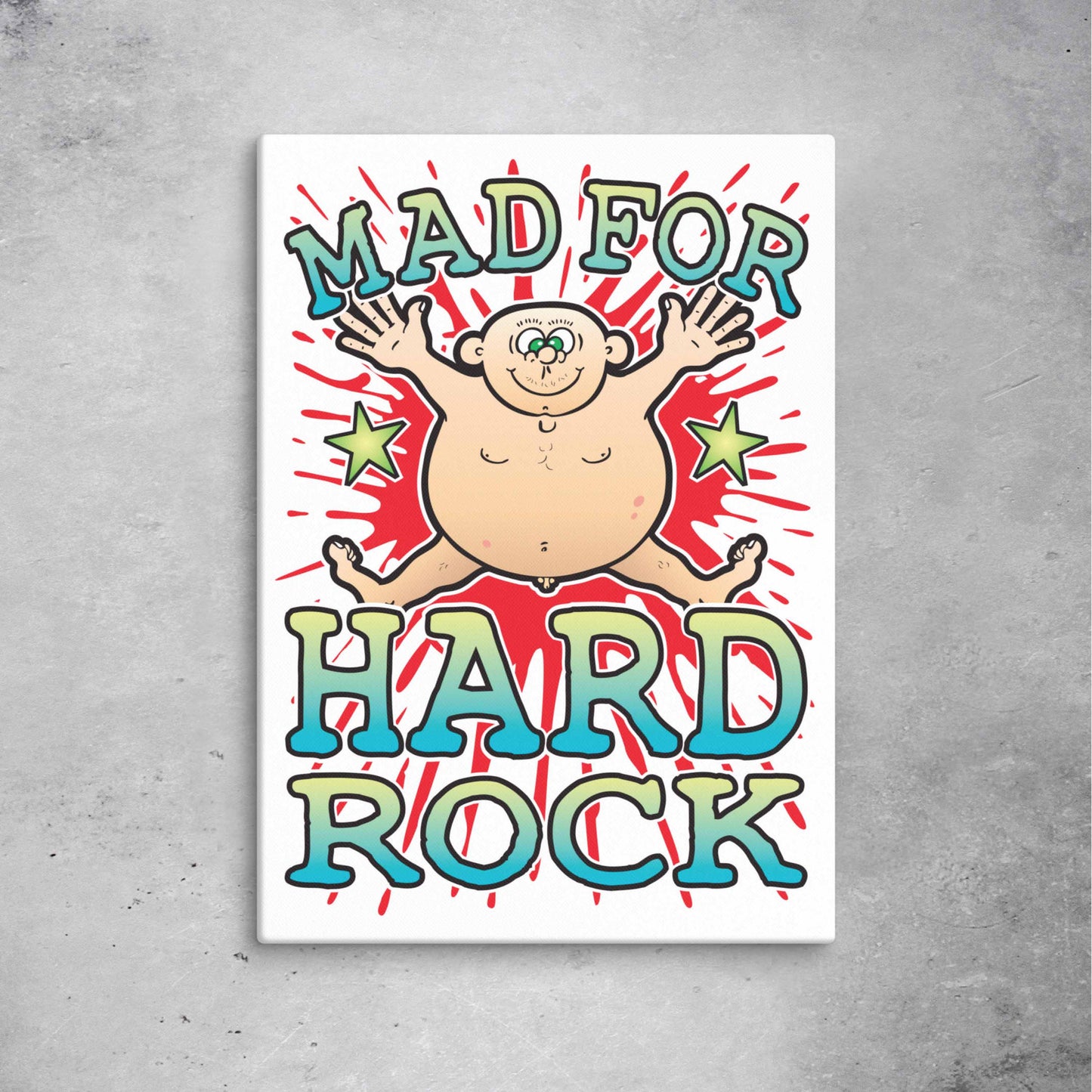 Hard Rock Canvas Print 51x71cm
