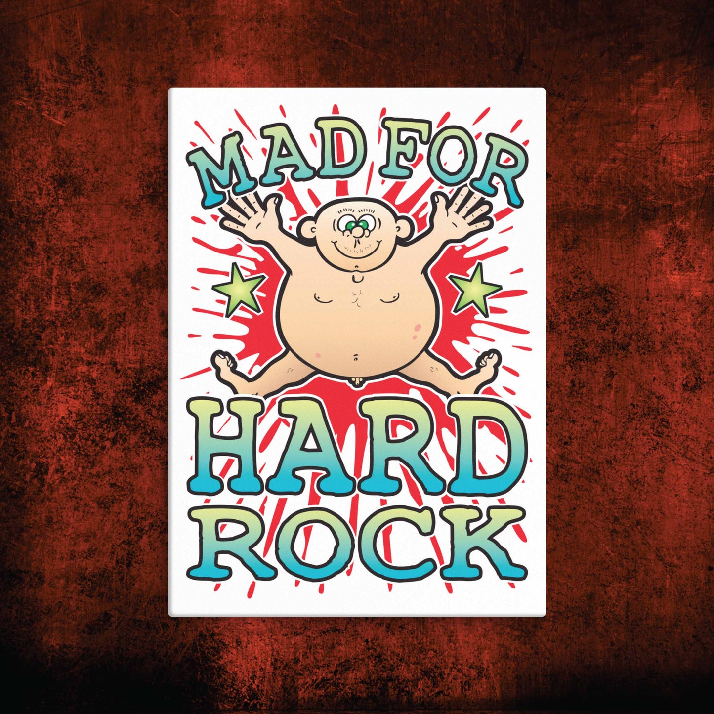 Hard Rock Canvas Print 30x40cm