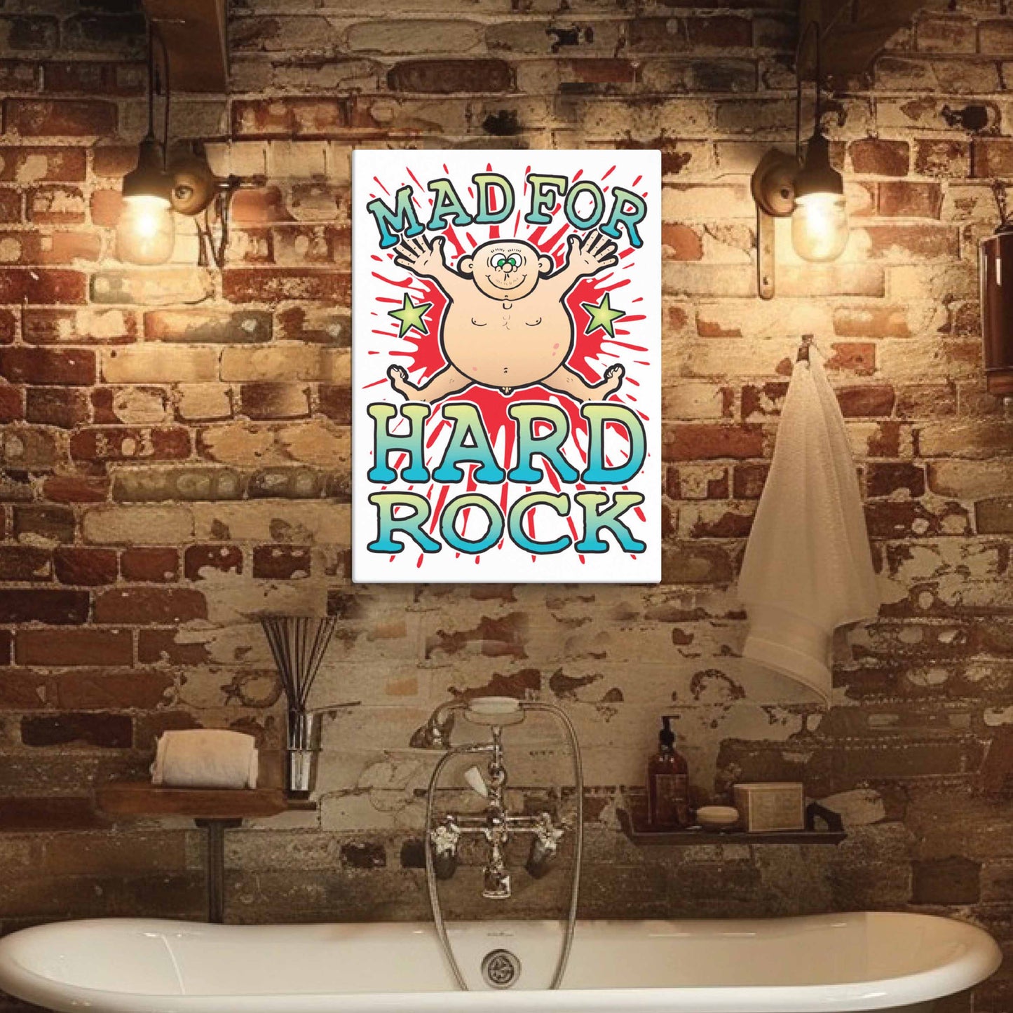 Hard Rock Canvas Print 30x40cm