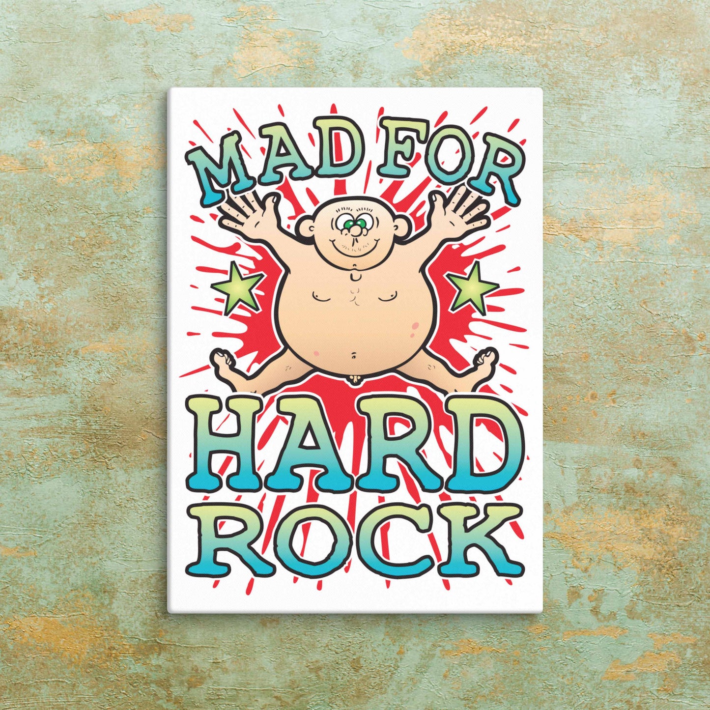 Hard Rock Canvas Print 30x40cm