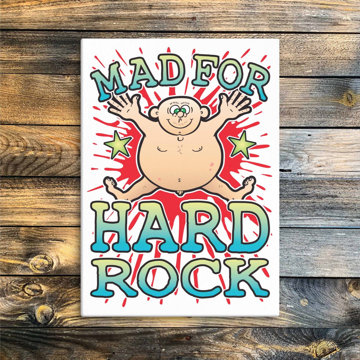 Hard Rock Canvas Print 30x40cm