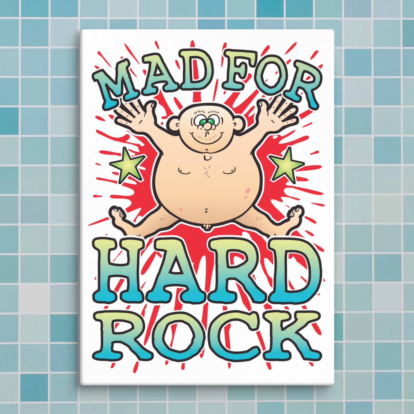 Hard Rock Canvas Print 30x40cm