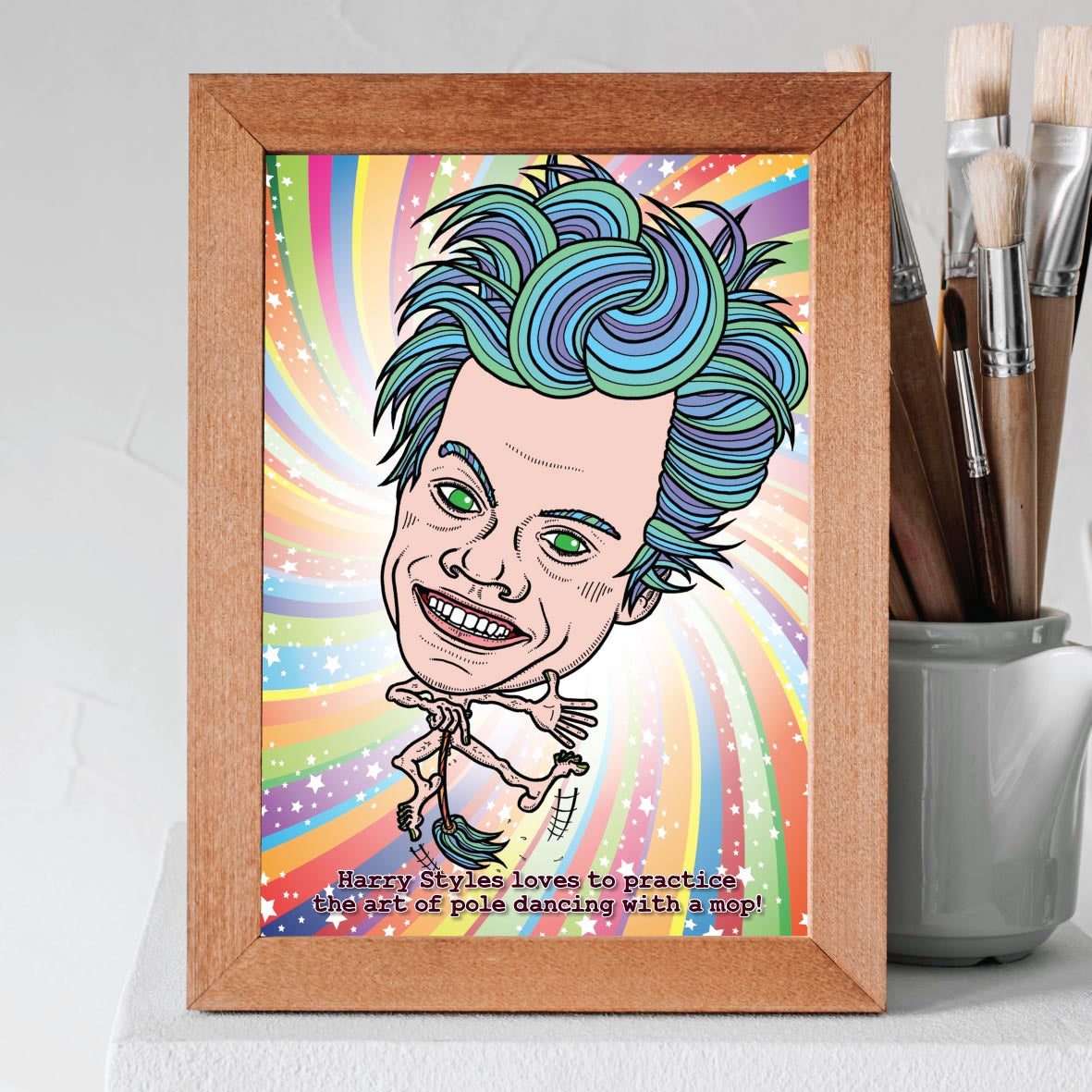 Harry Styles Pop Art Print