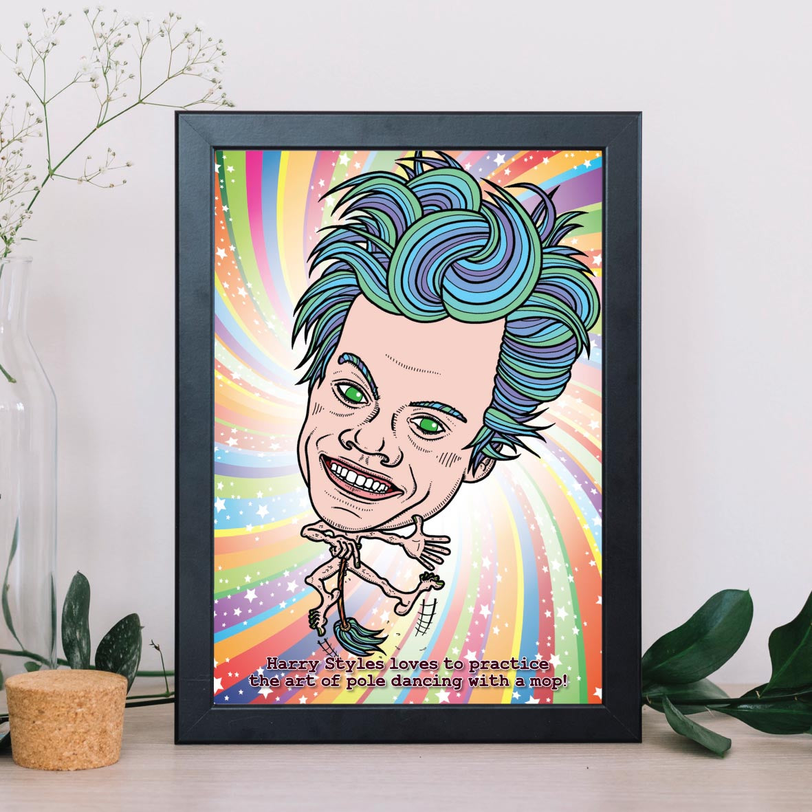 Harry Styles Pop Art Print