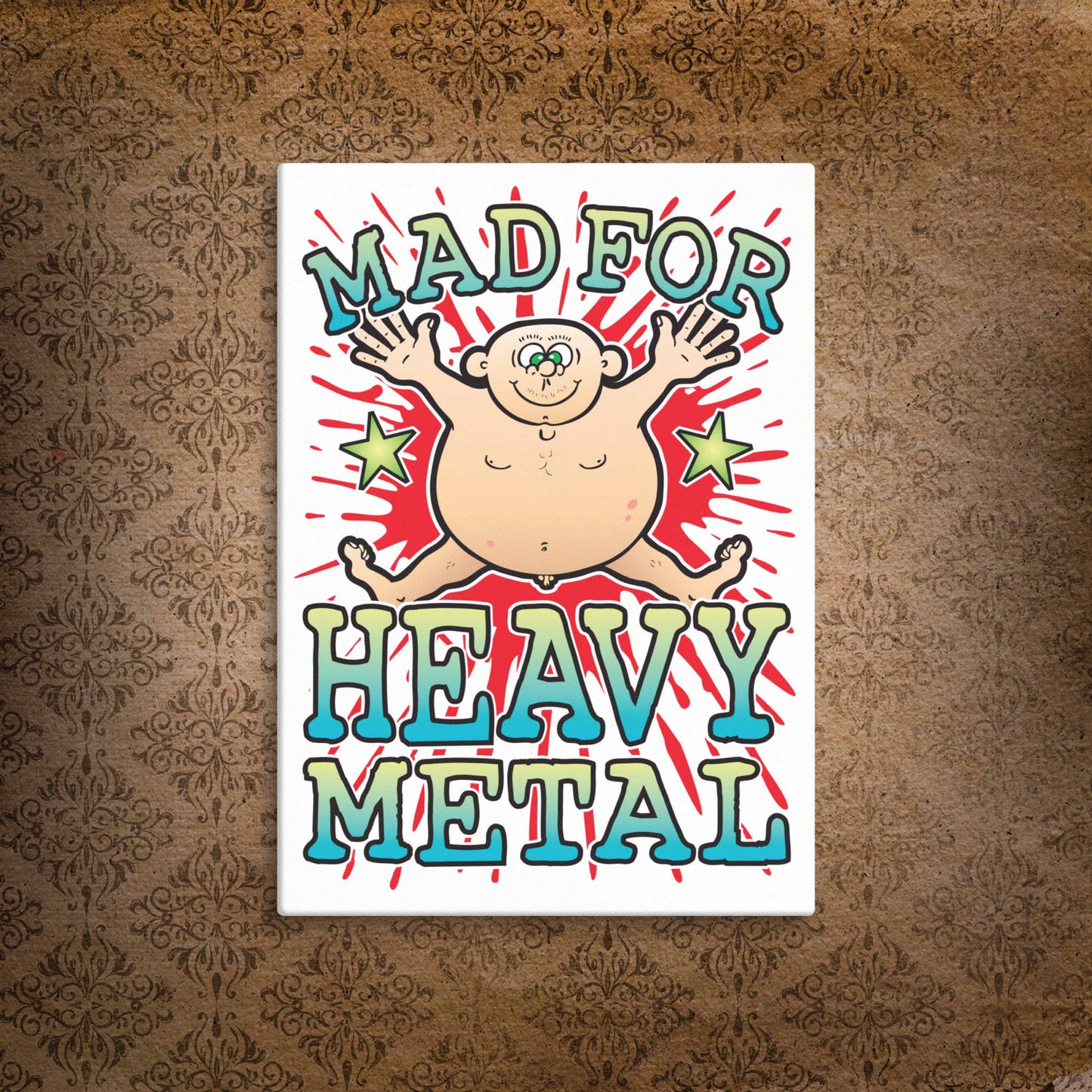 Heavy Metal Canvas Print 51x71cm