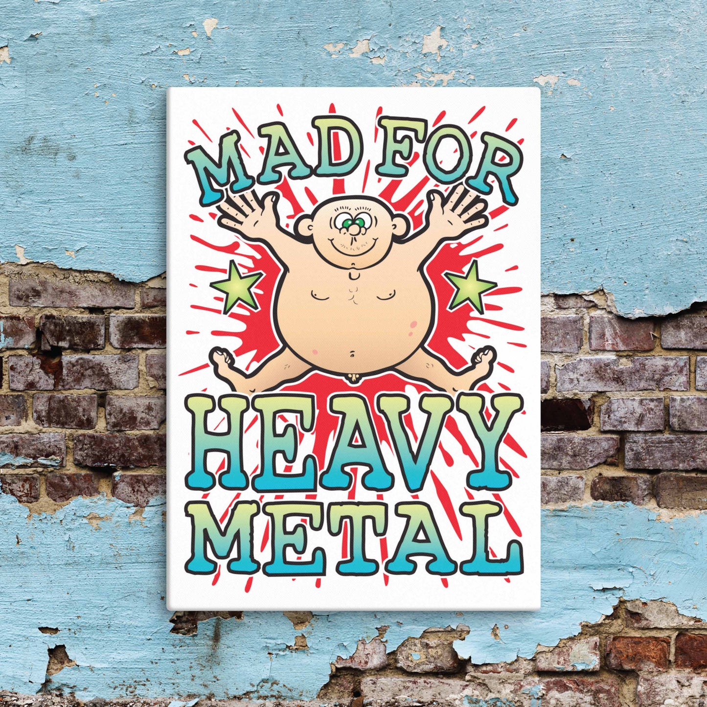 Heavy Metal Canvas Print 51x71cm