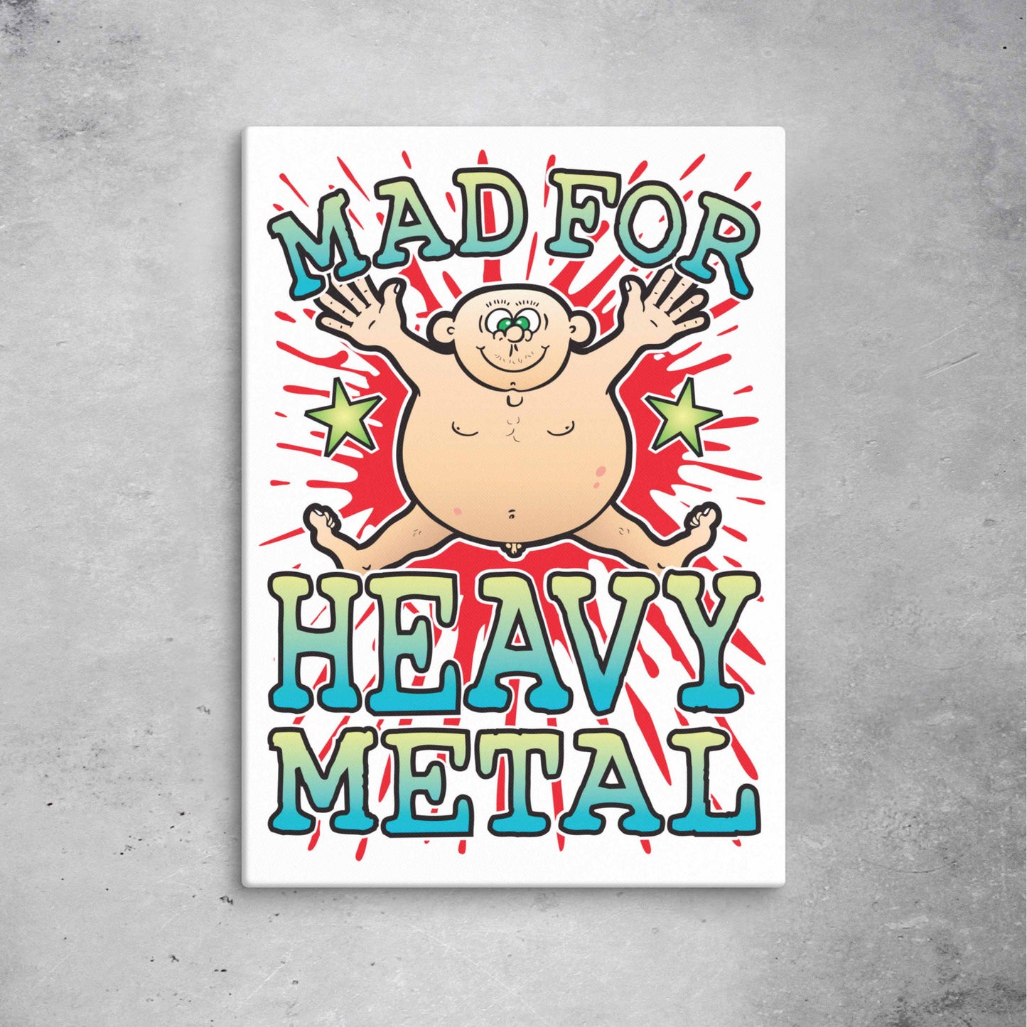 Heavy Metal Canvas Print 51x71cm