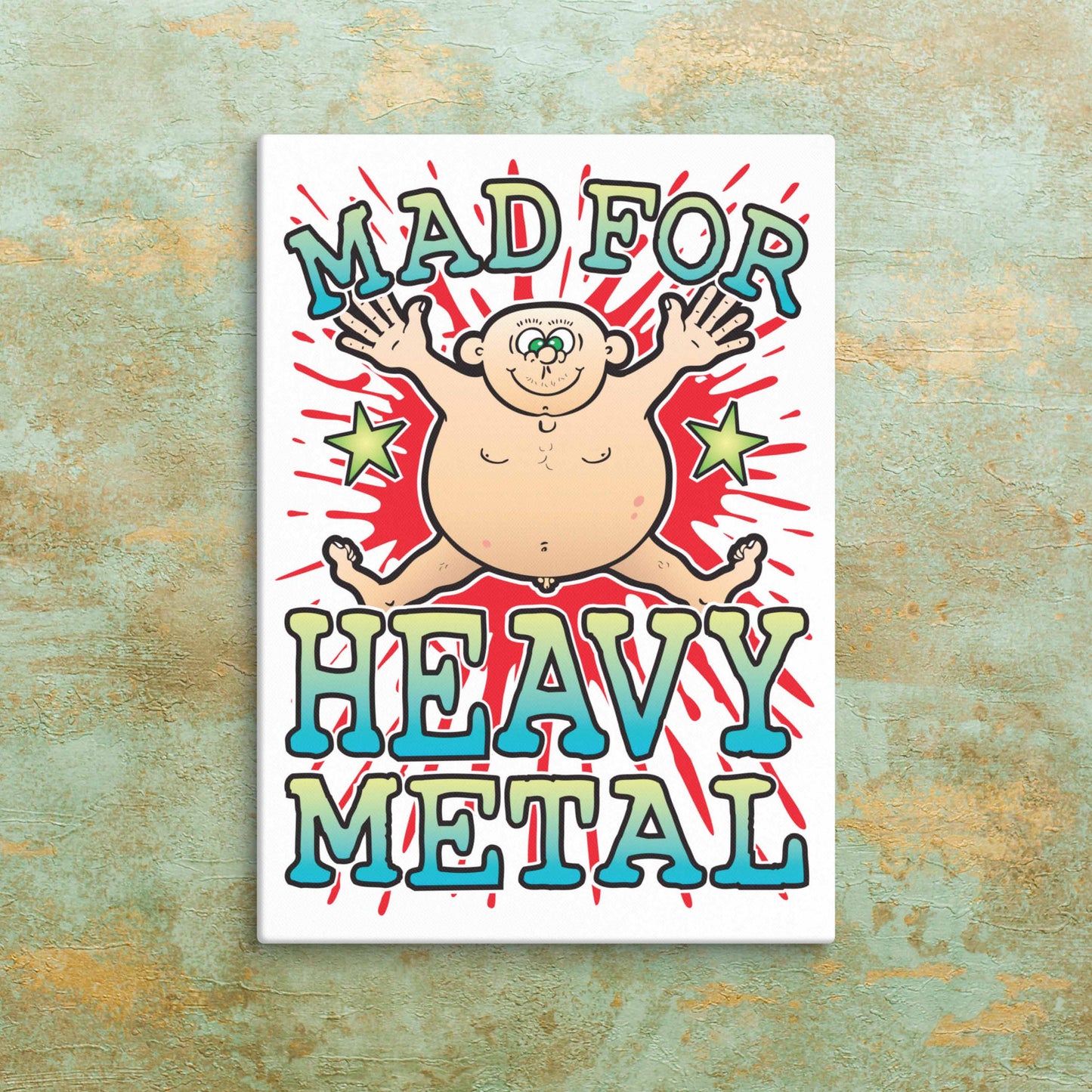 Heavy Metal Canvas Print 51x71cm