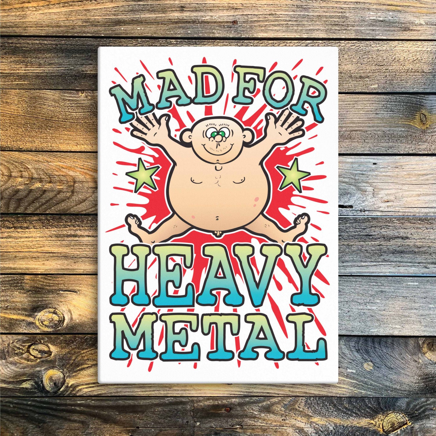 Heavy Metal Canvas Print 51x71cm