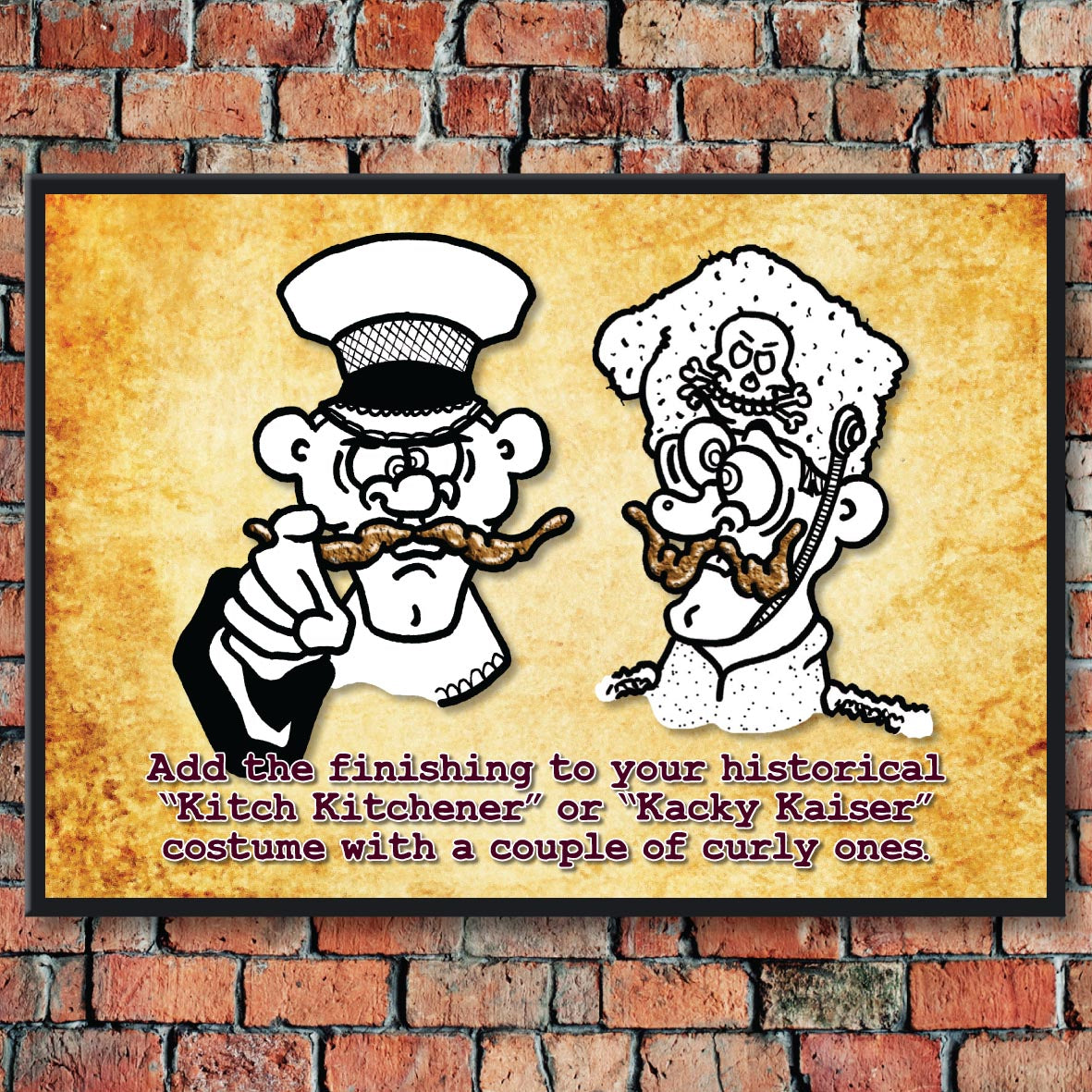 Historical Tash Cartoon Art Print