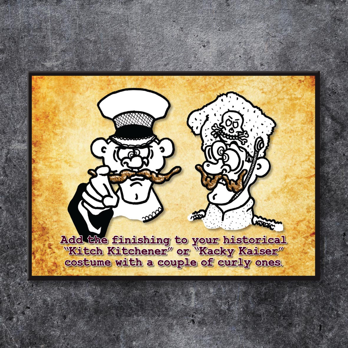 Historical Tash Cartoon Art Print